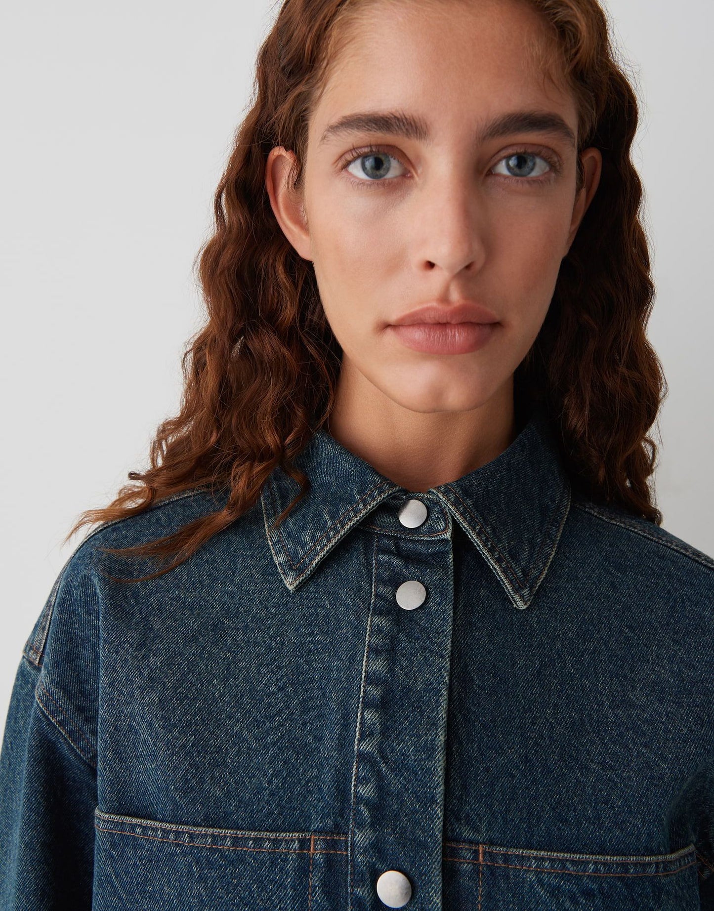 Opus Damen Hemd Jaspa blau