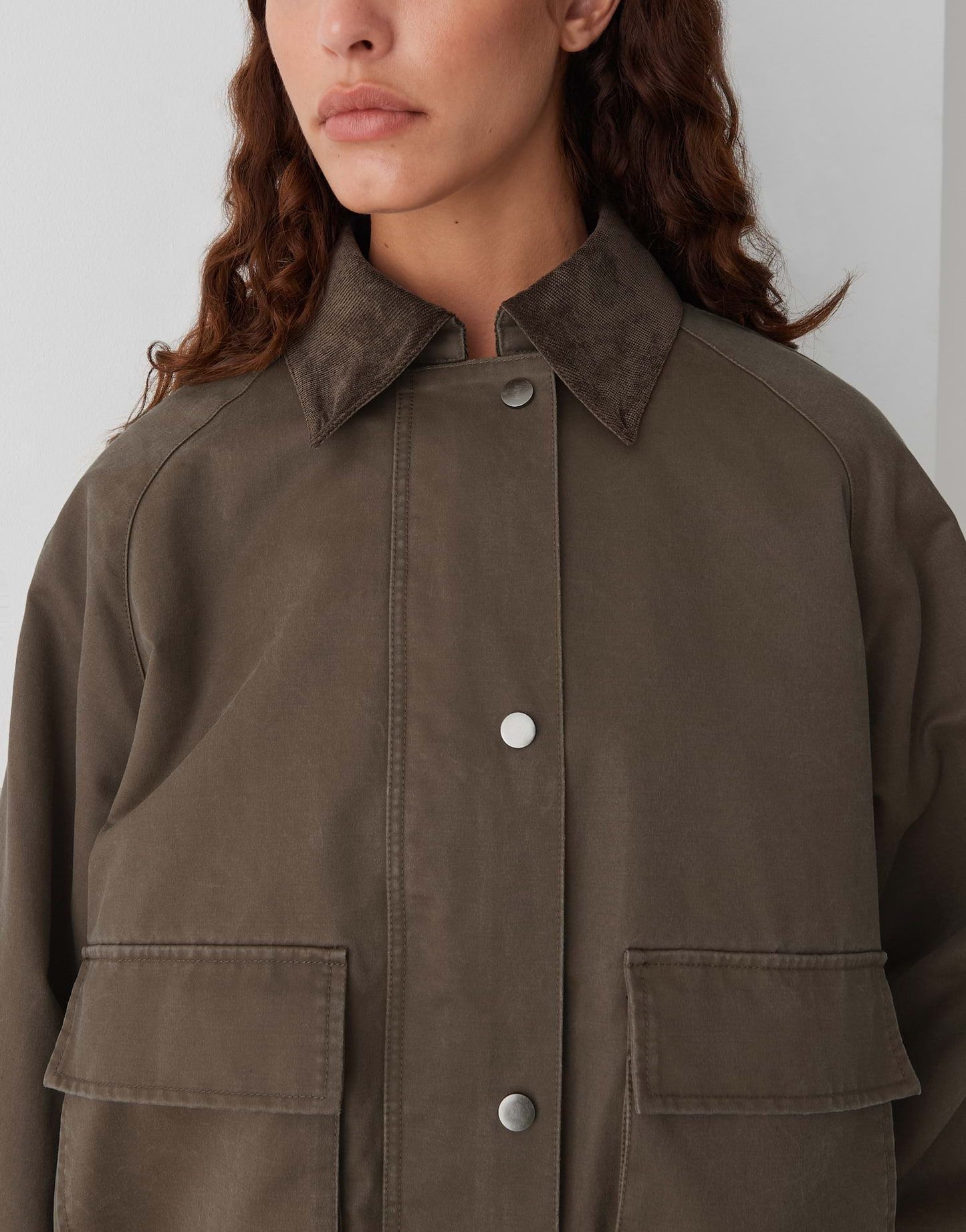 Opus Damen Jacke Hamine braun