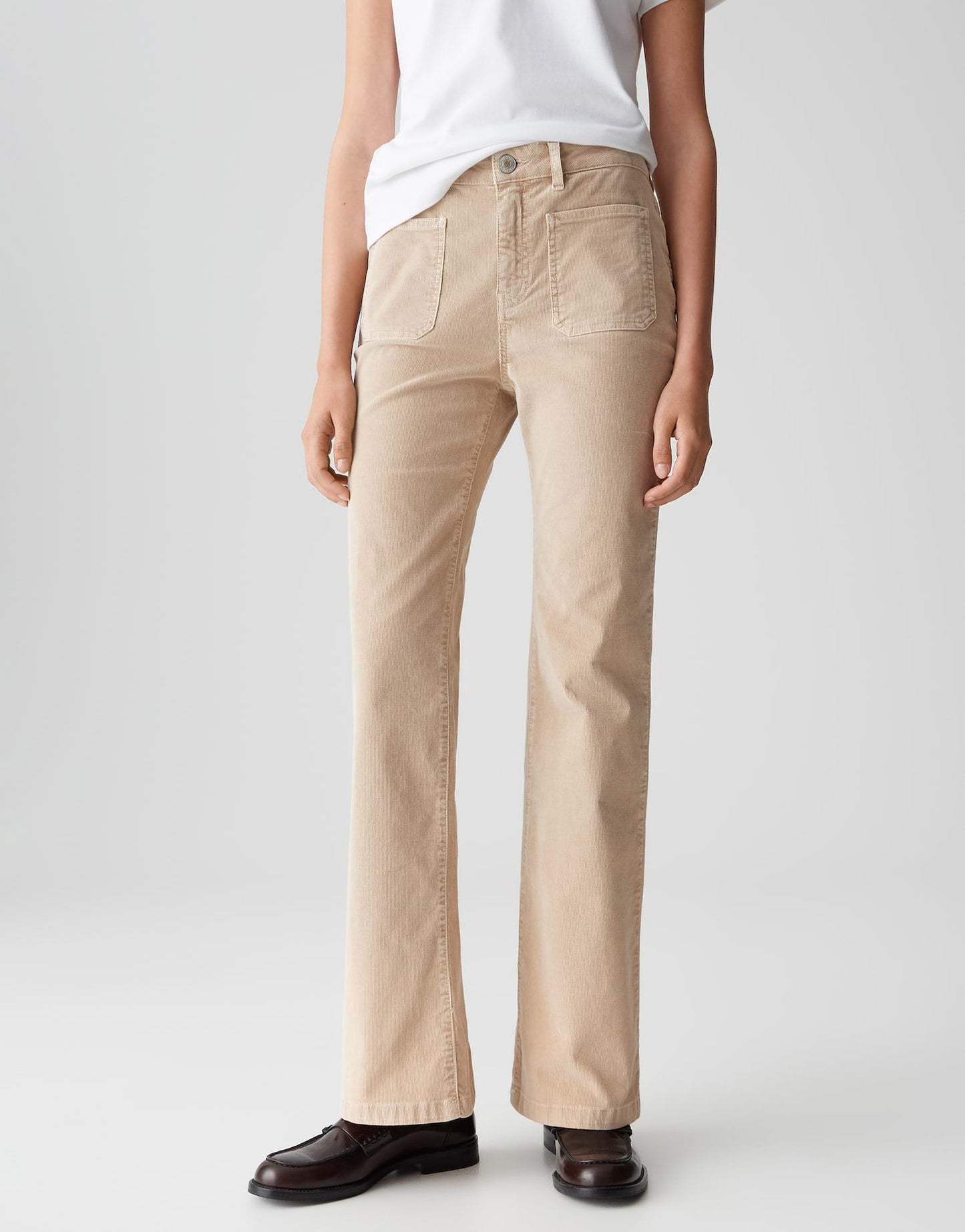 Opus Damen Jeans beige