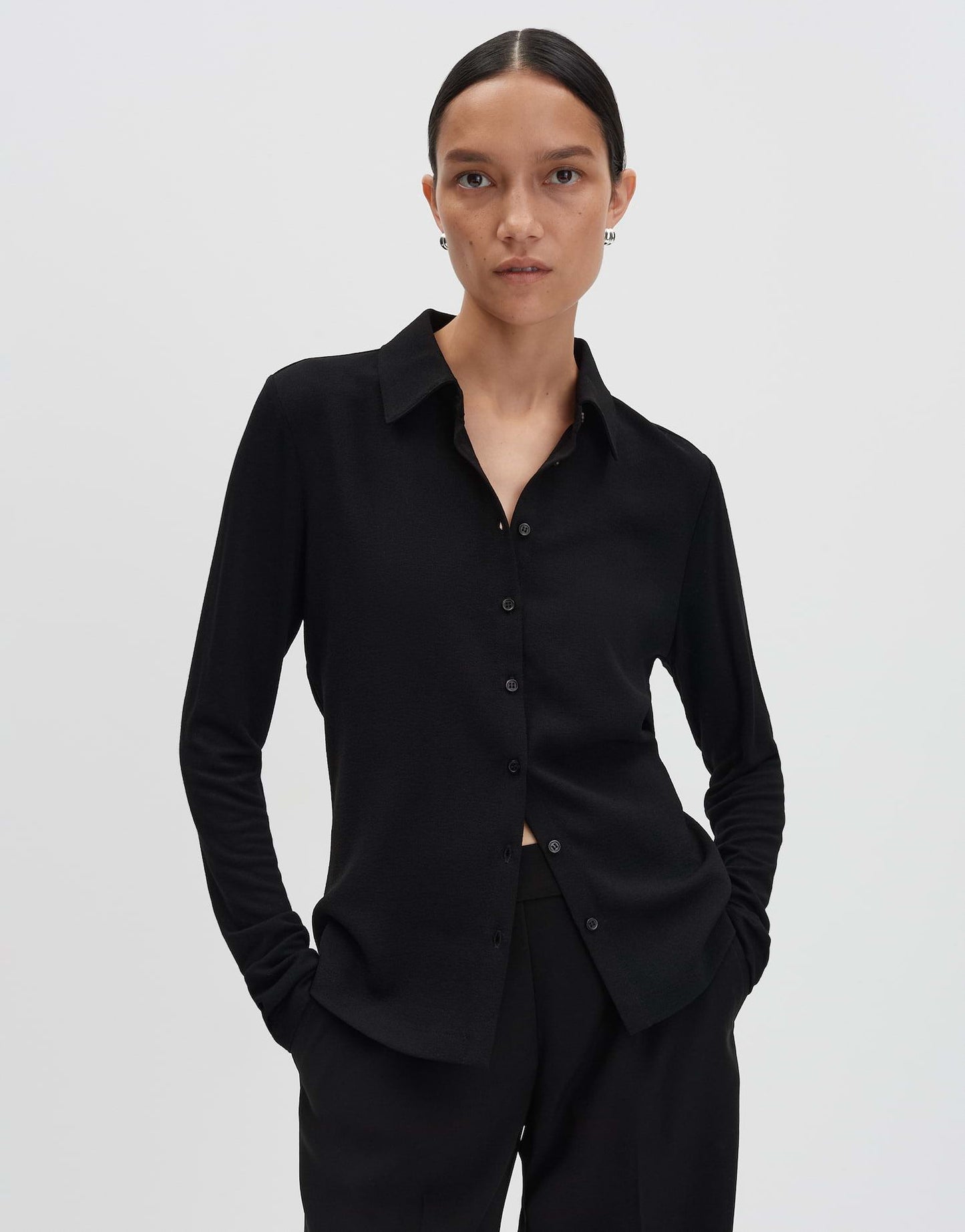 Someday Damen Bluse schwarz