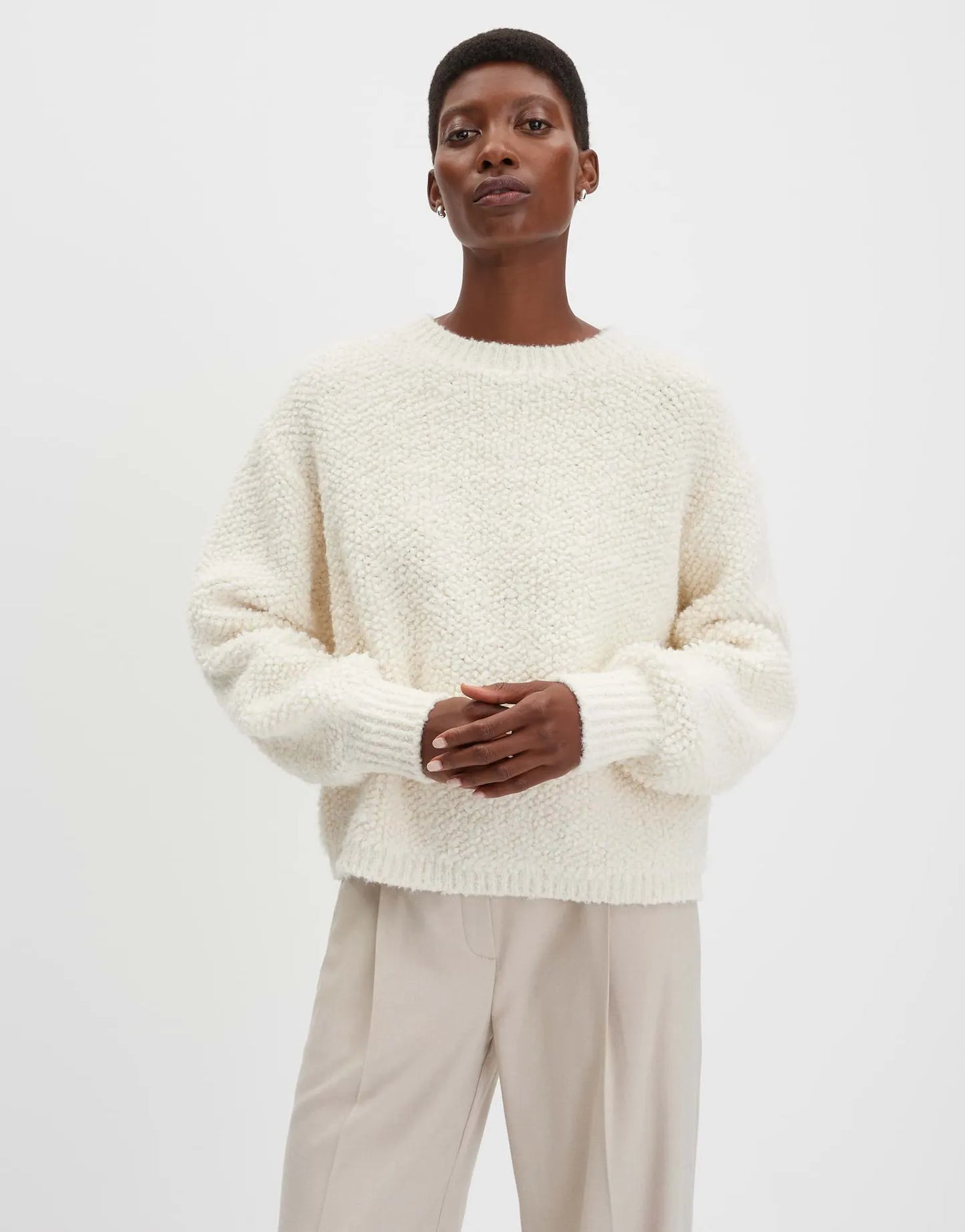 Someday Damen Pullover beige