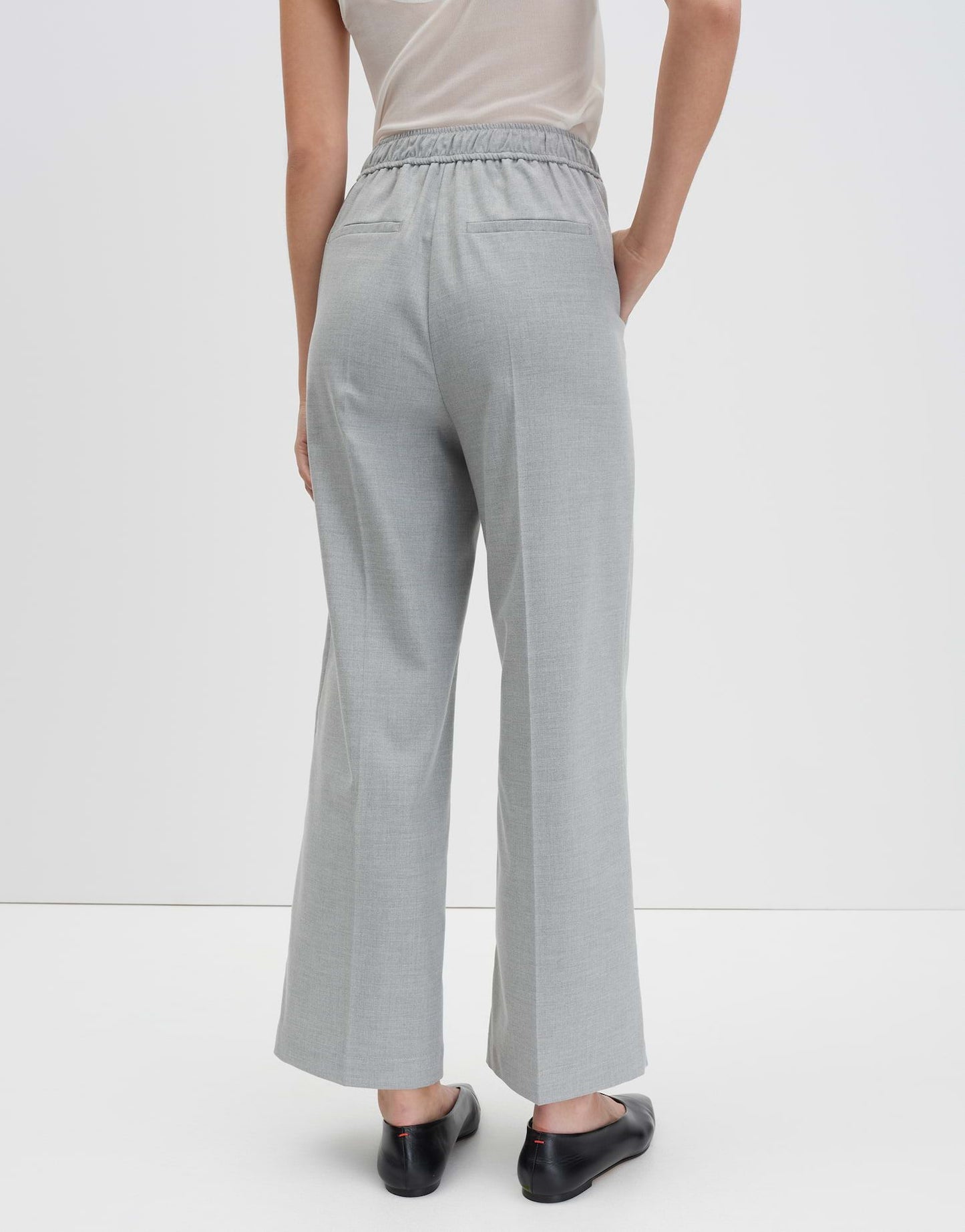 someday Damen Hose Cevil cropped grau