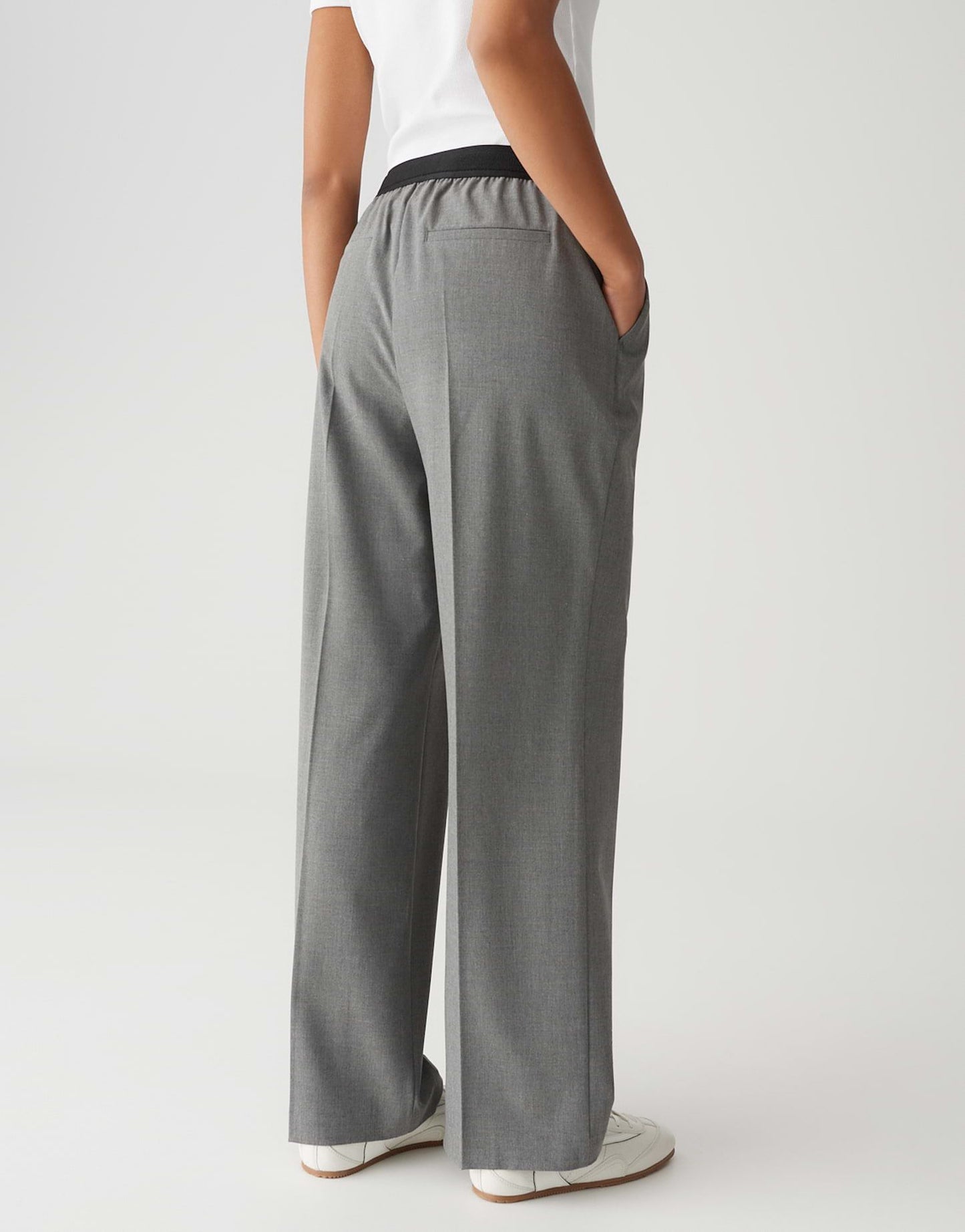 Opus Damen Hose Marou city grau