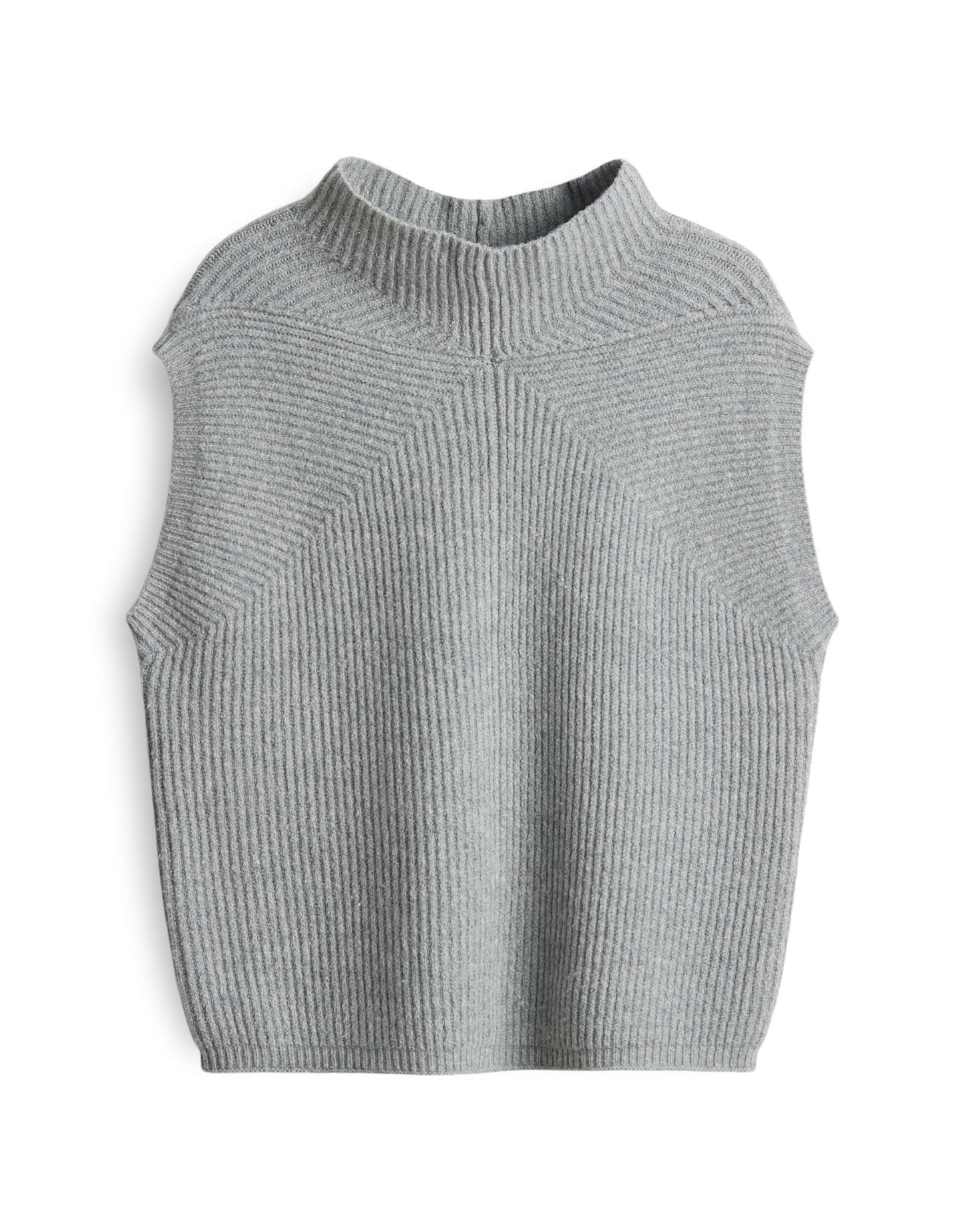 Opus Damen Strickweste grau