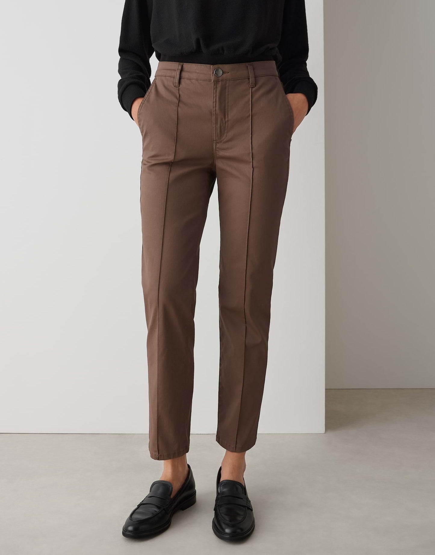 Opus Damen Jeans braun