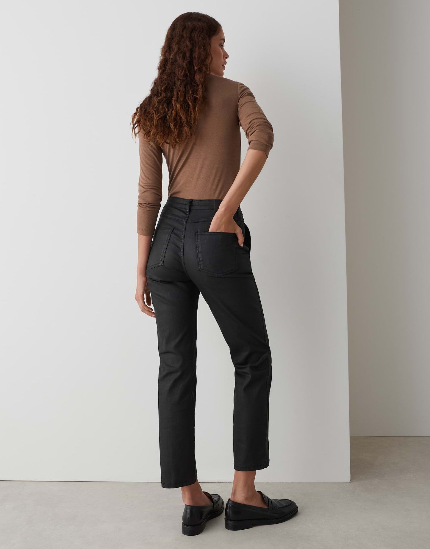 Opus Damen Jeans schwarz