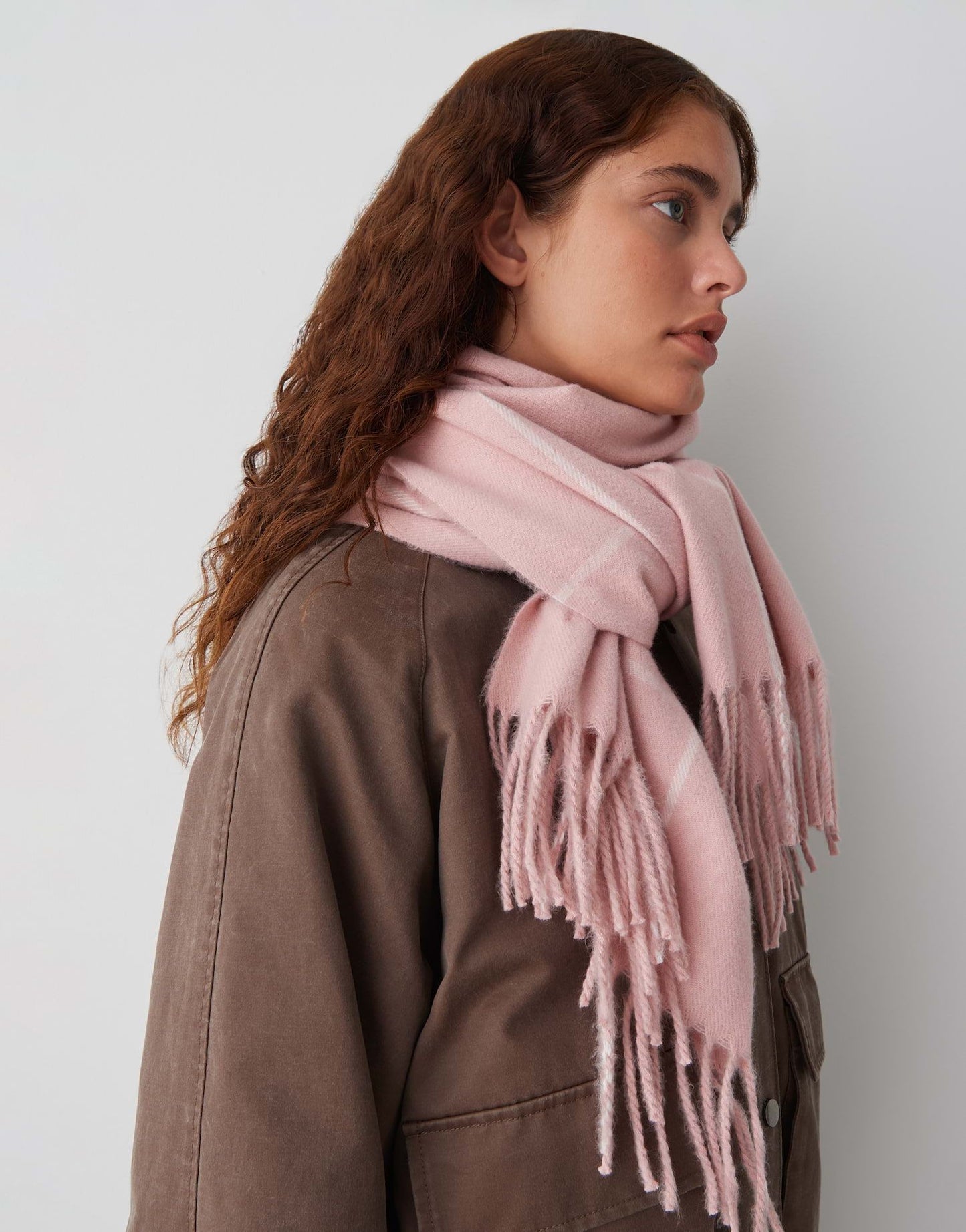 Opus Damen Schal Avidane scarf rosa