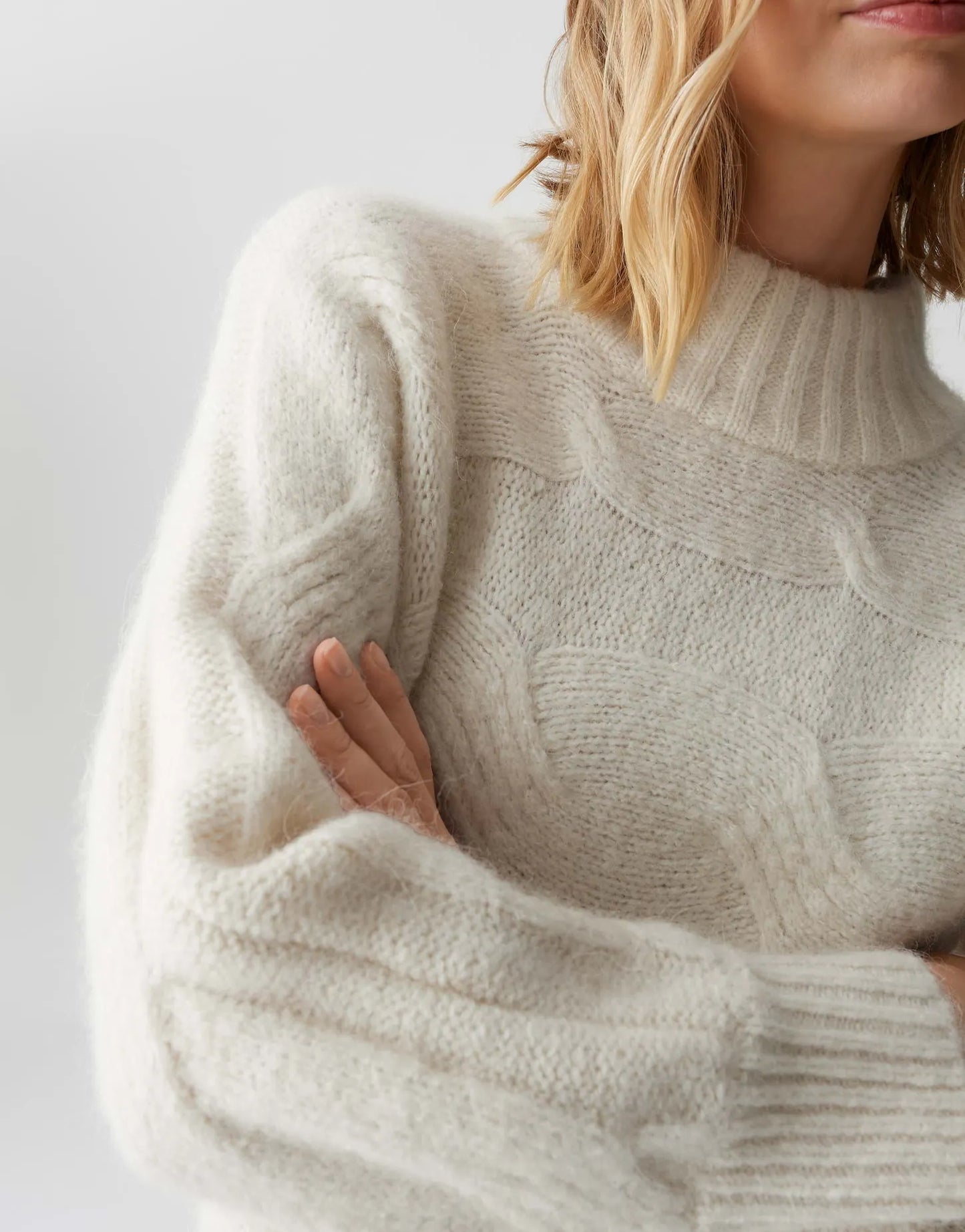 Opus Damen Pullover beige