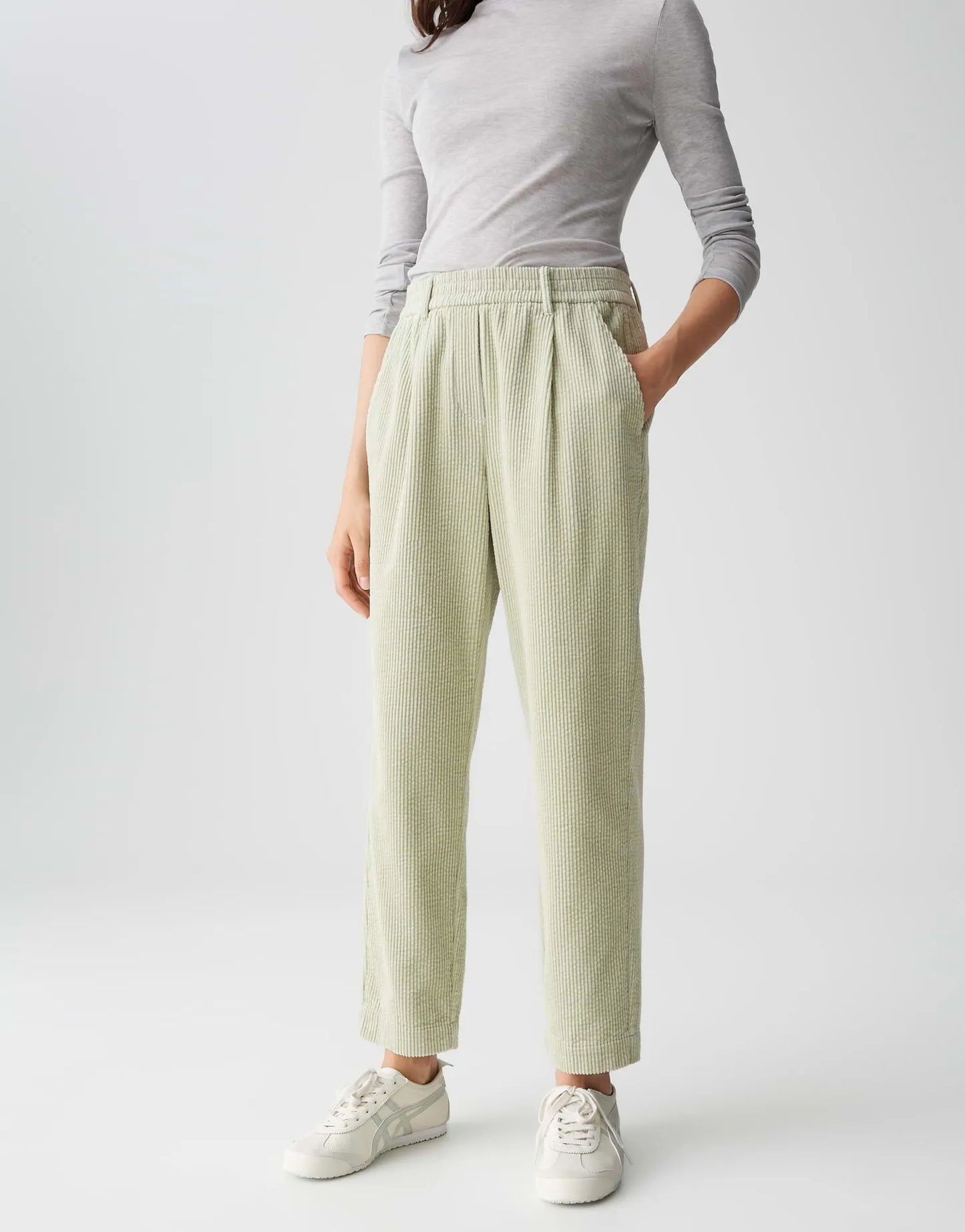 Opus Damen Hose grün
