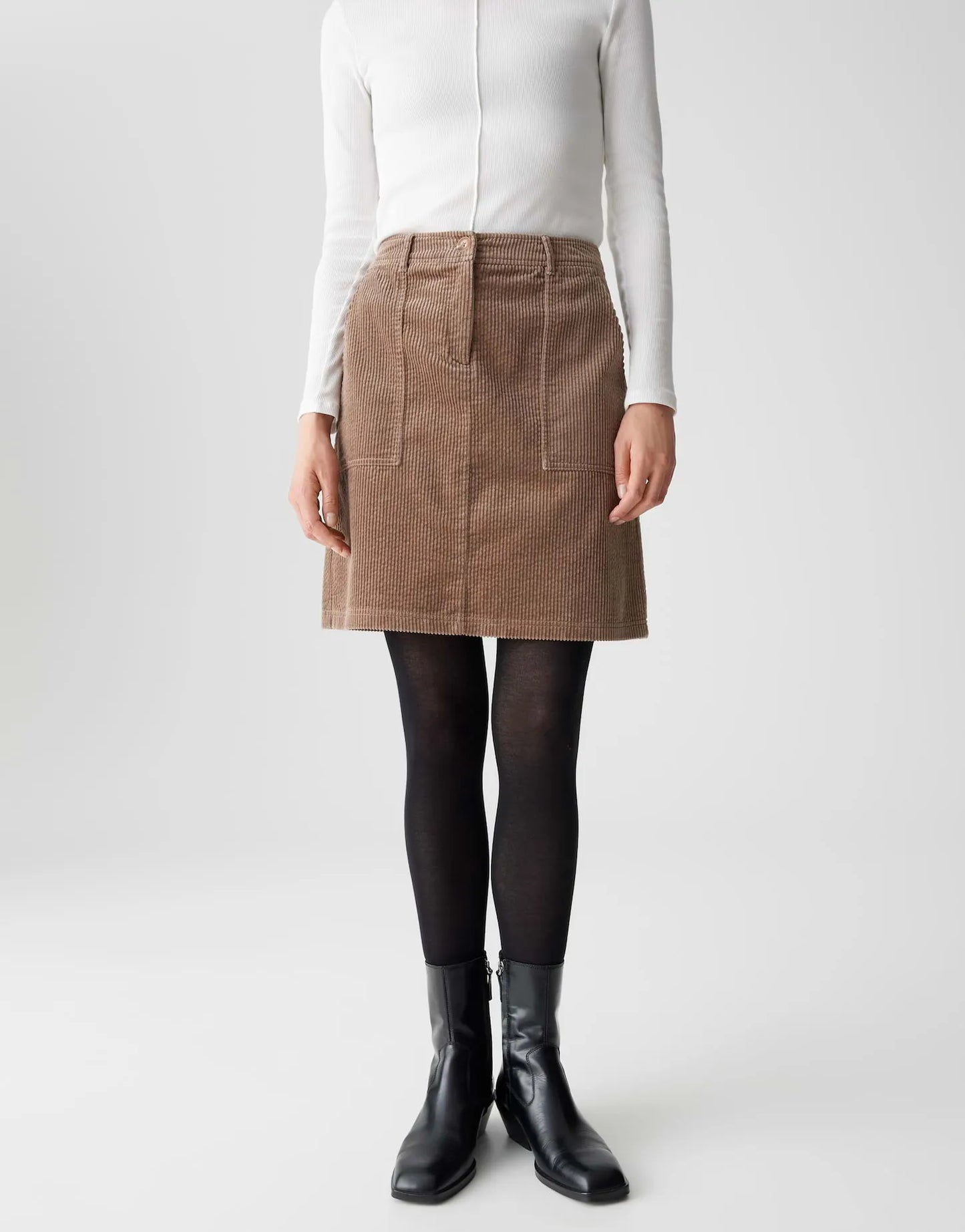 Opus Damen Rock braun