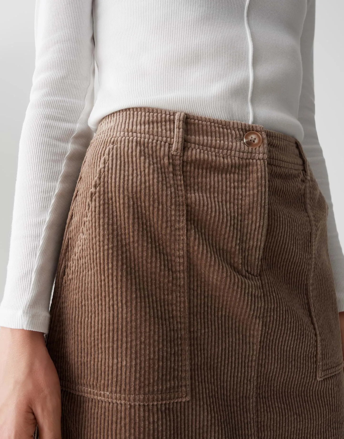 Opus Damen Rock braun