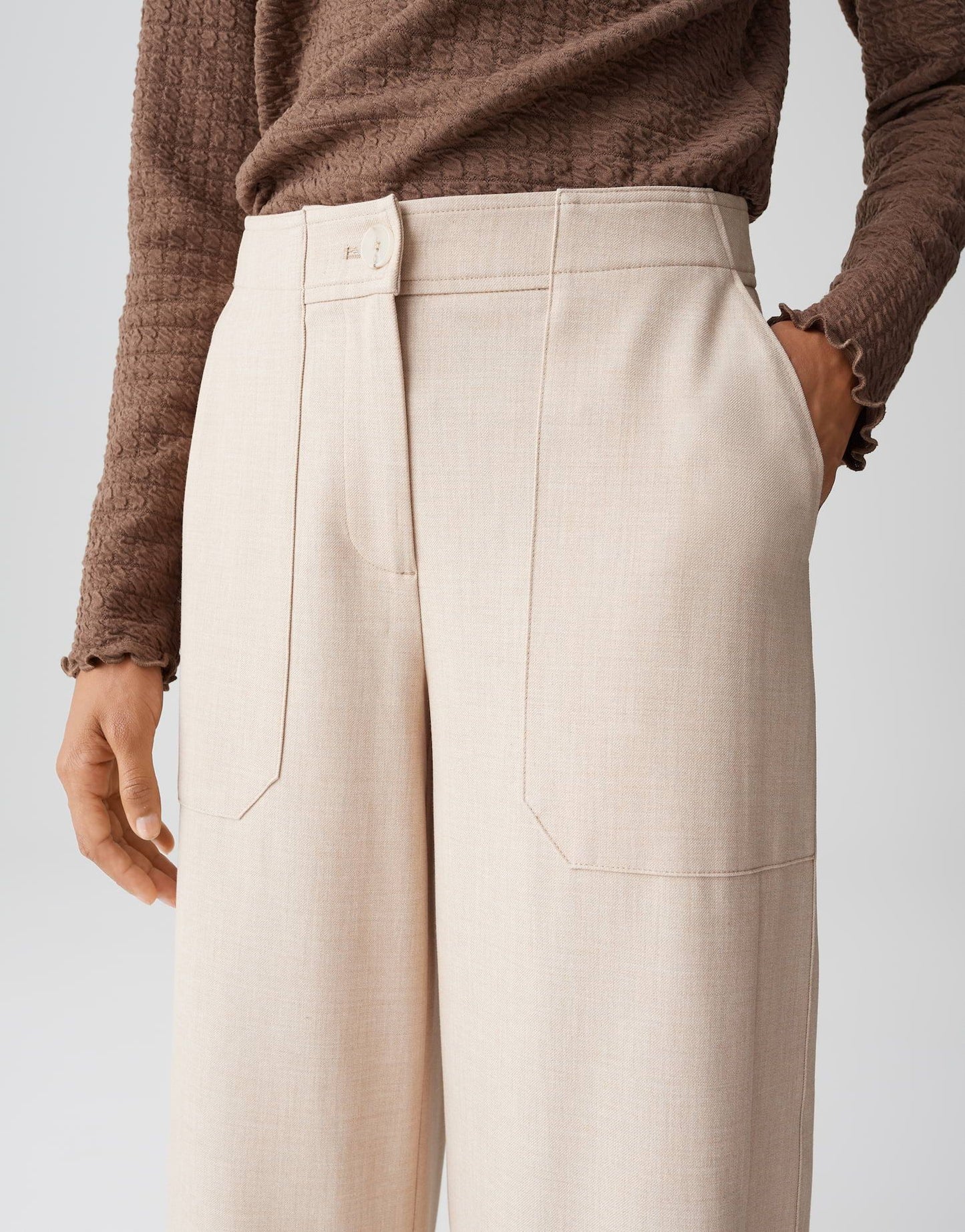 Opus Damen Hose beige