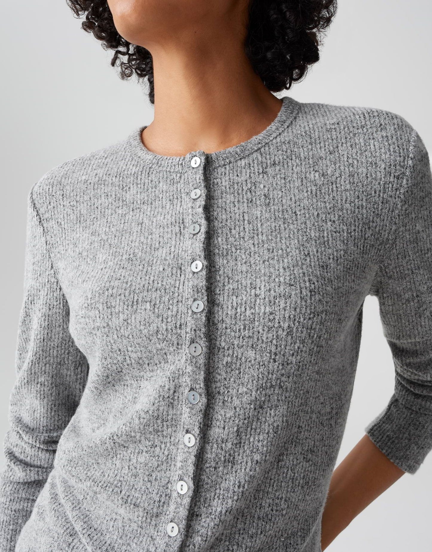 Opus Damen Shirt Saltus grau