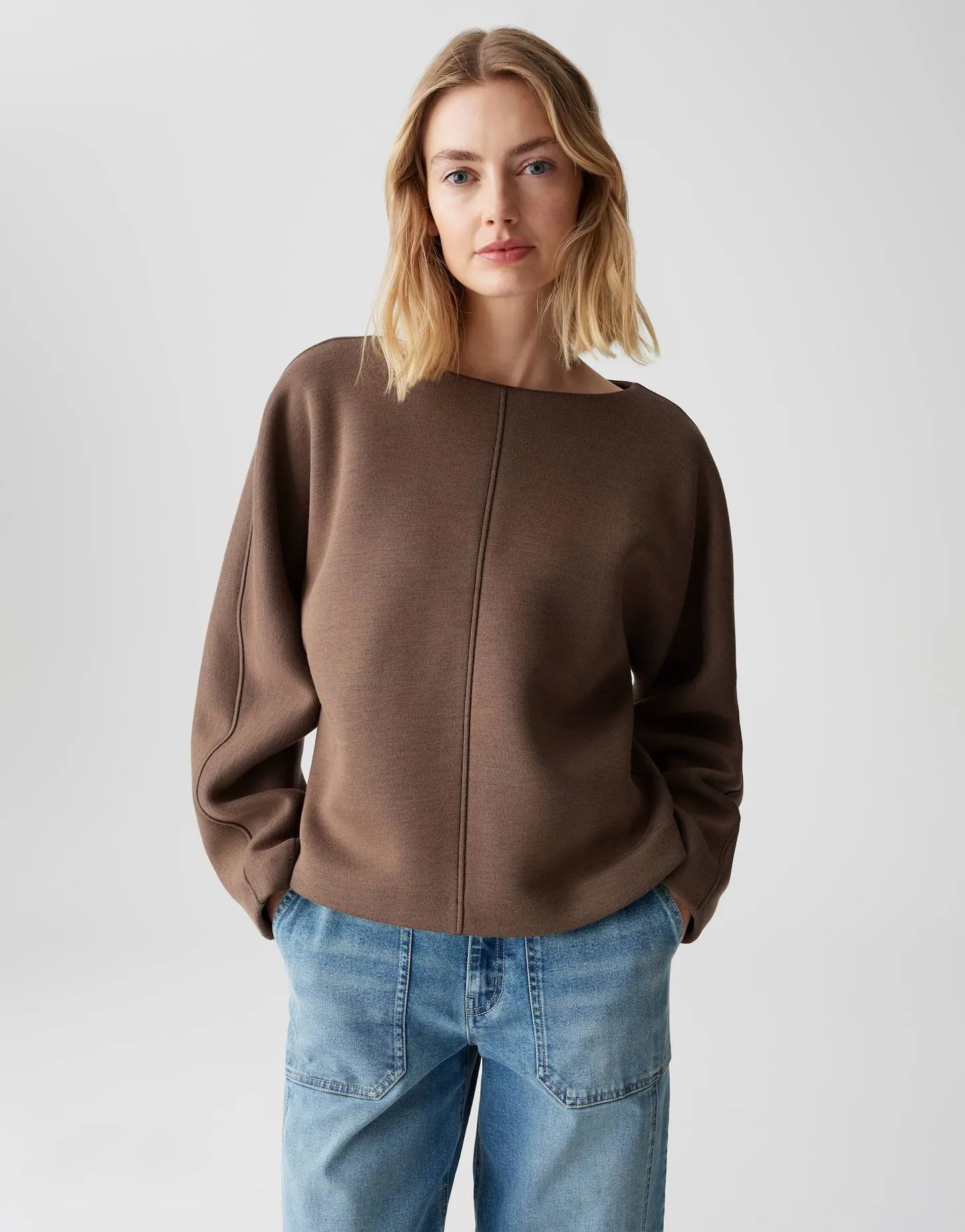 Opus Damen Sweatshirt braun