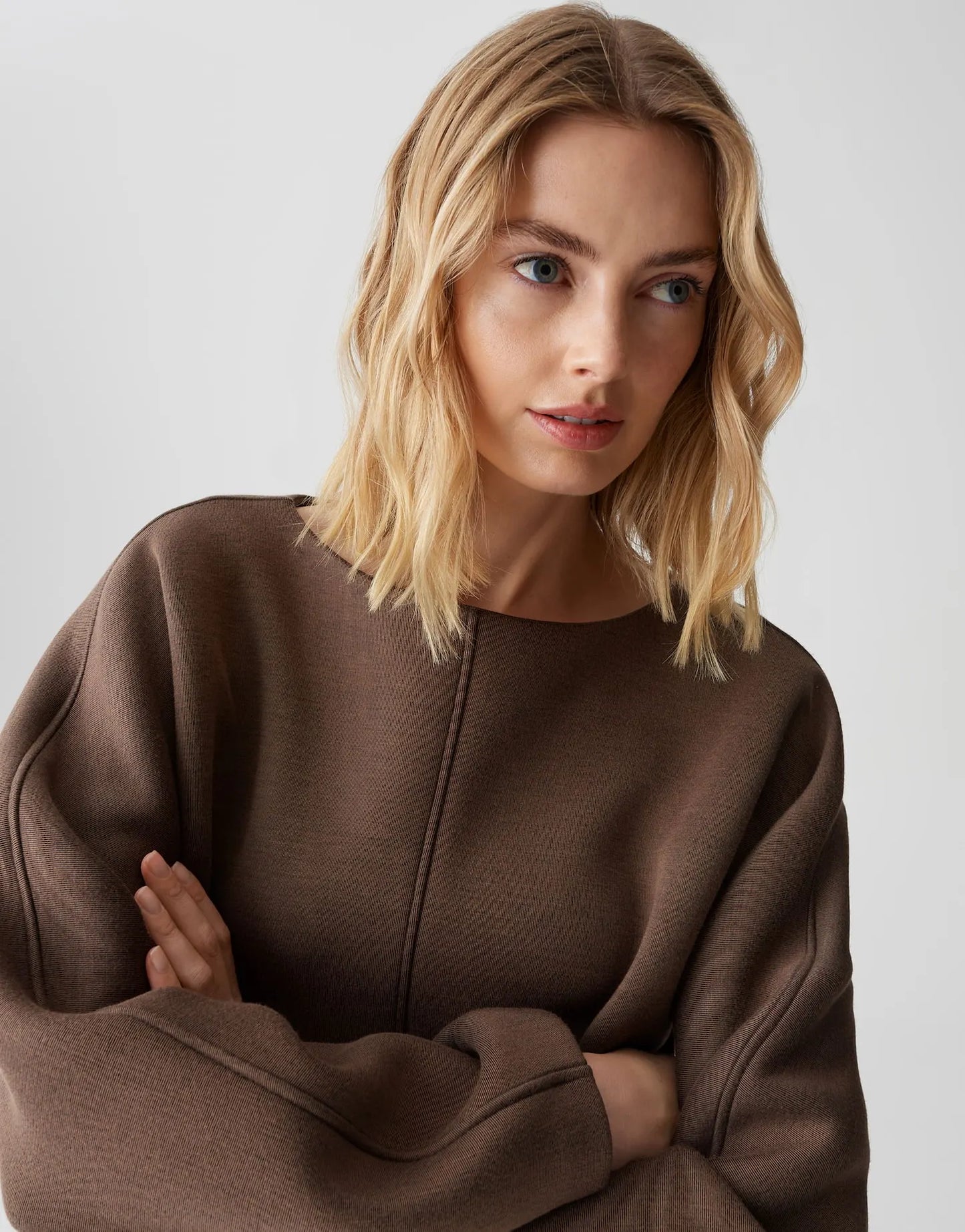 Opus Damen Sweatshirt braun