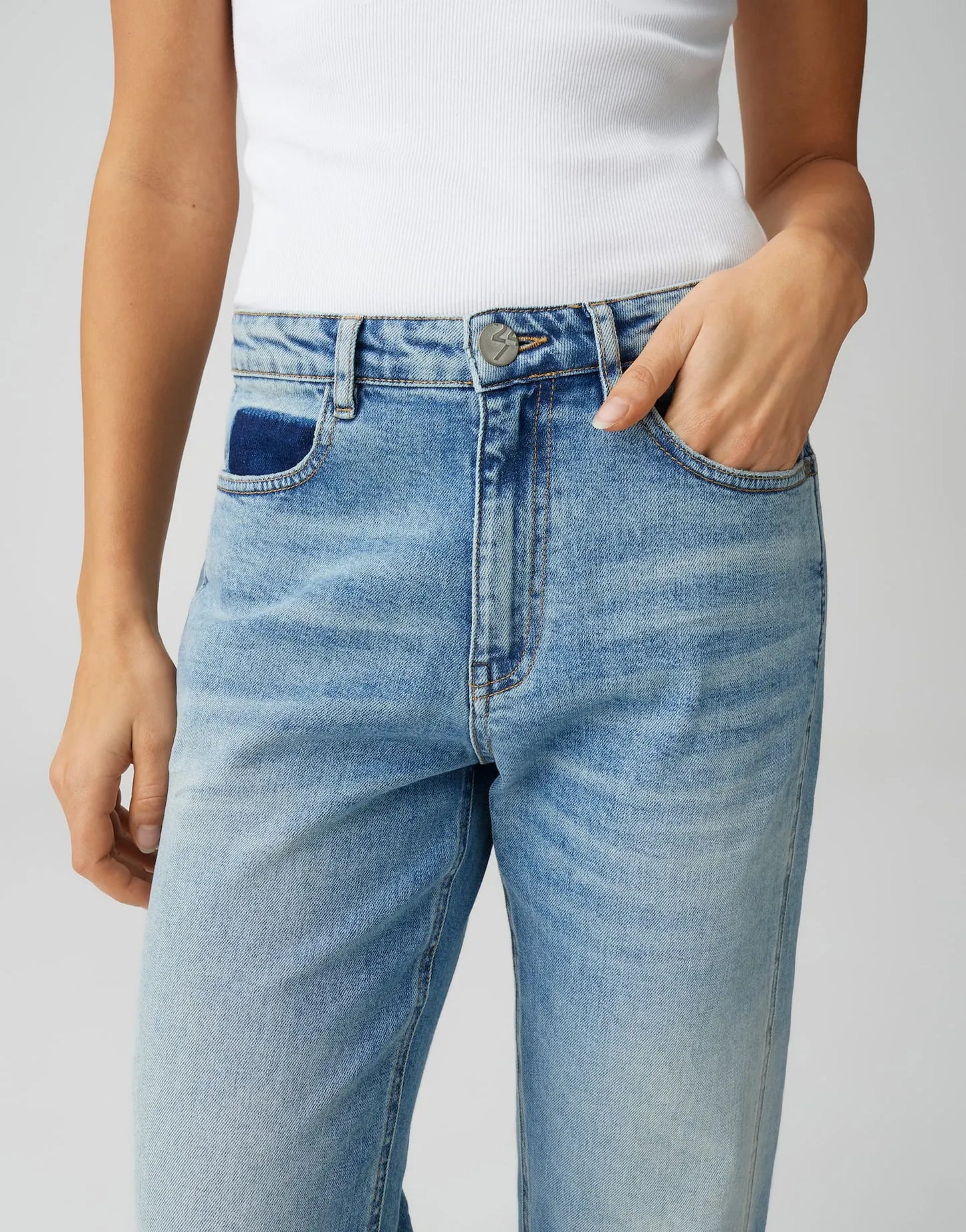 OPUS – Opus Damen Jeans Lissie salt