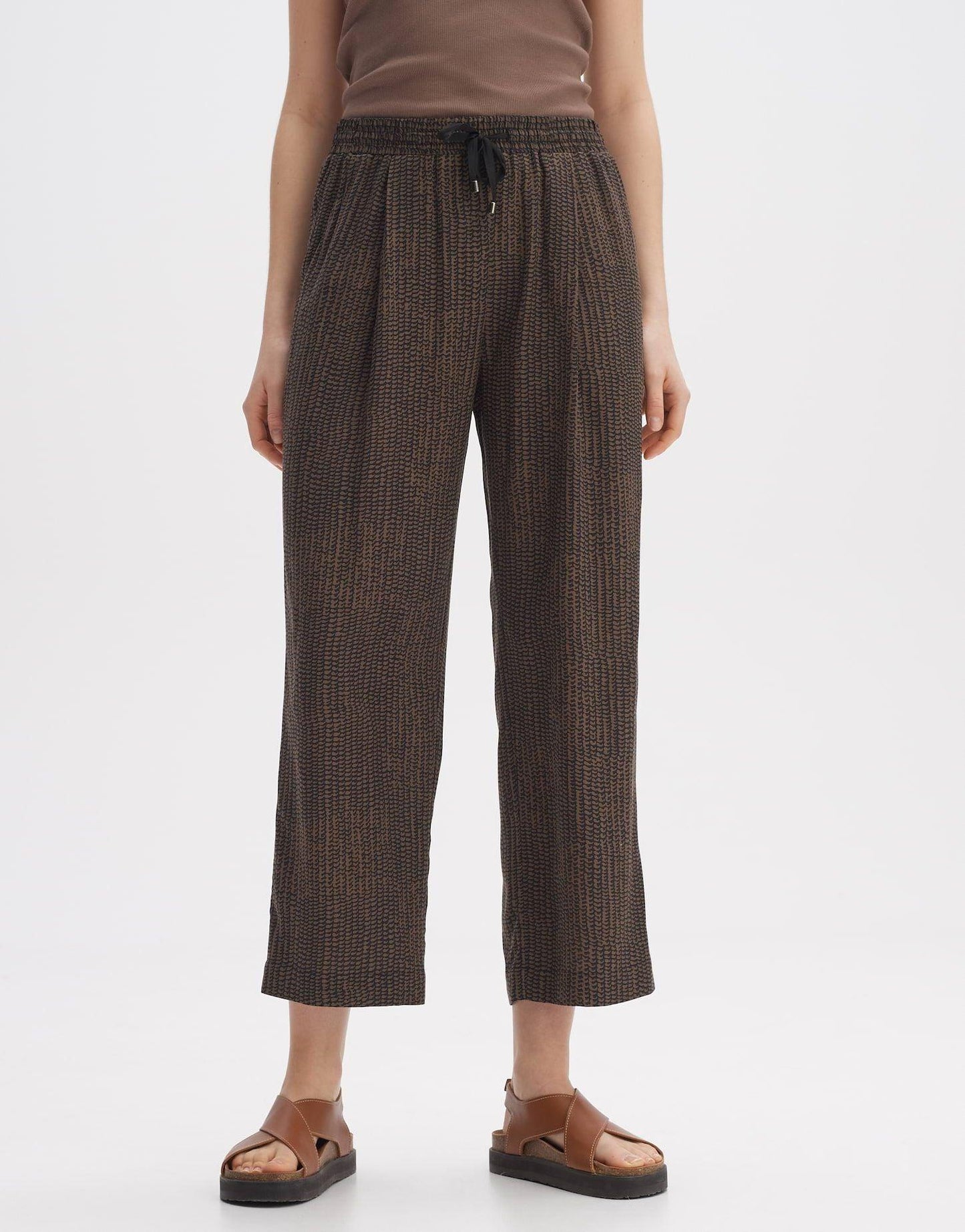 Opus Damen Hose braun