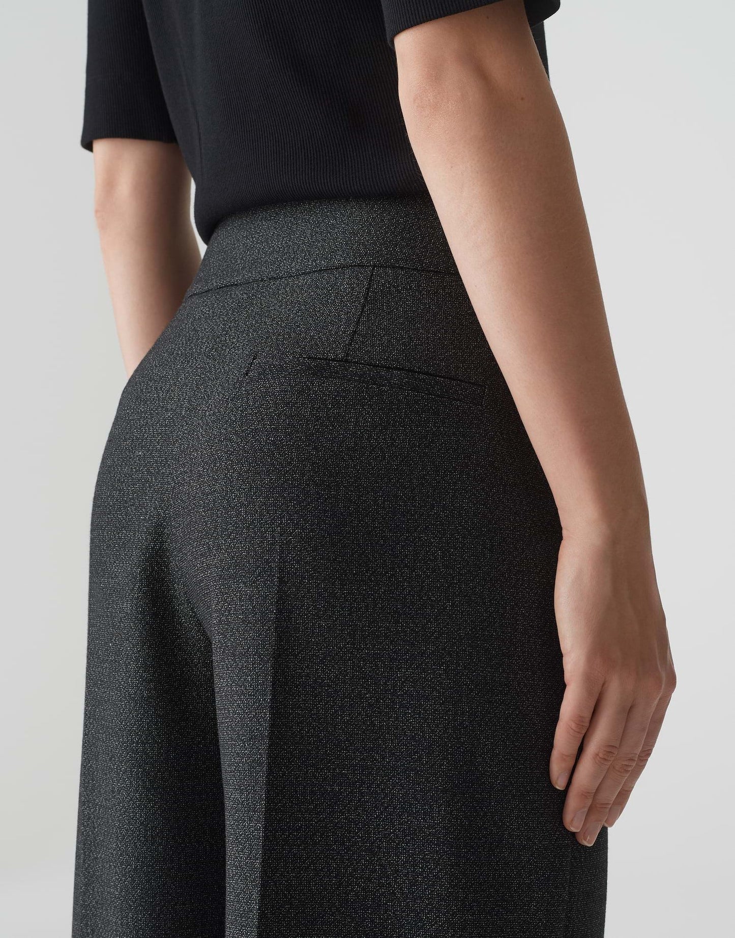 Opus Damen Hose Misha pixel schwarz