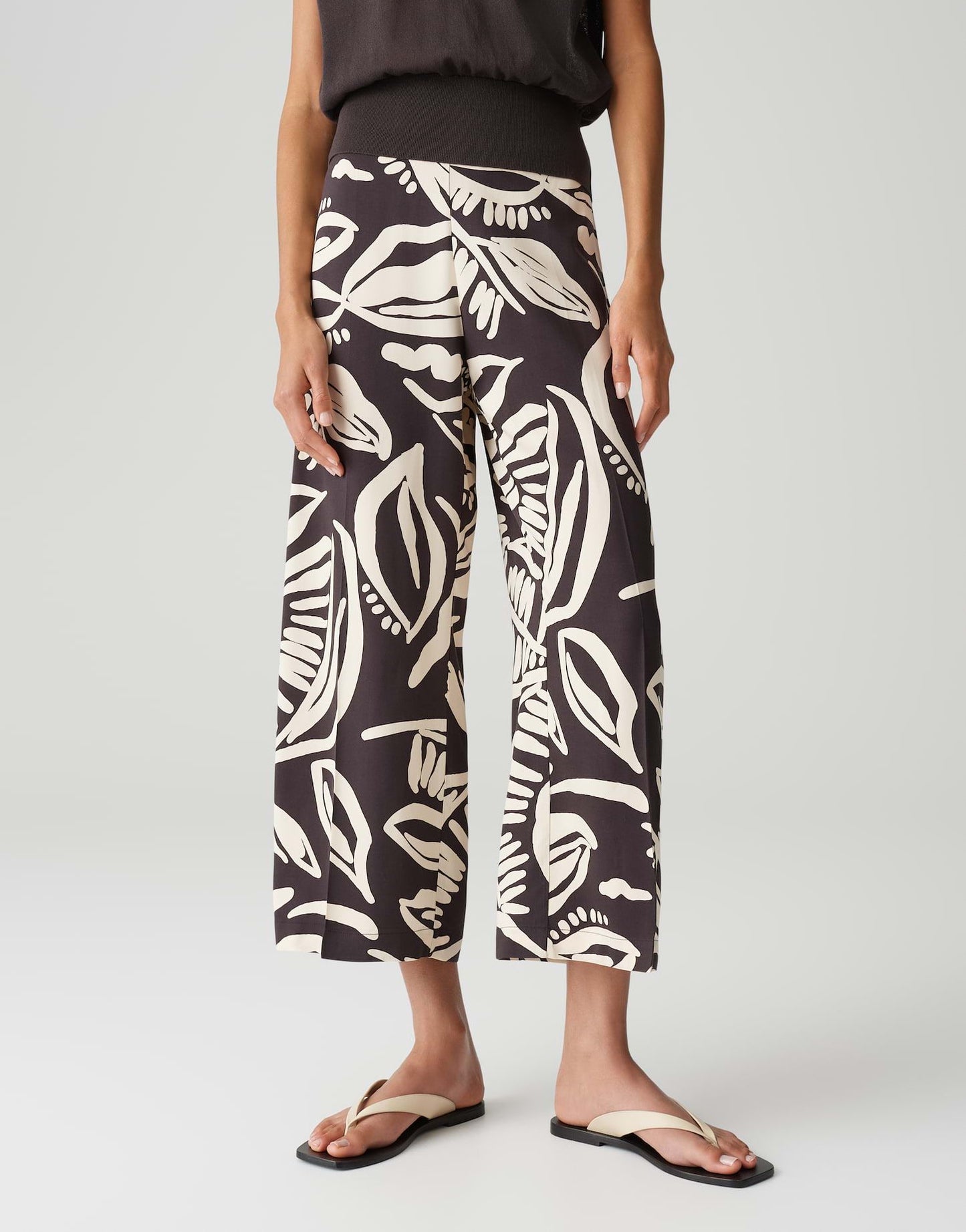 Opus Damen Hose Misha tropical braun