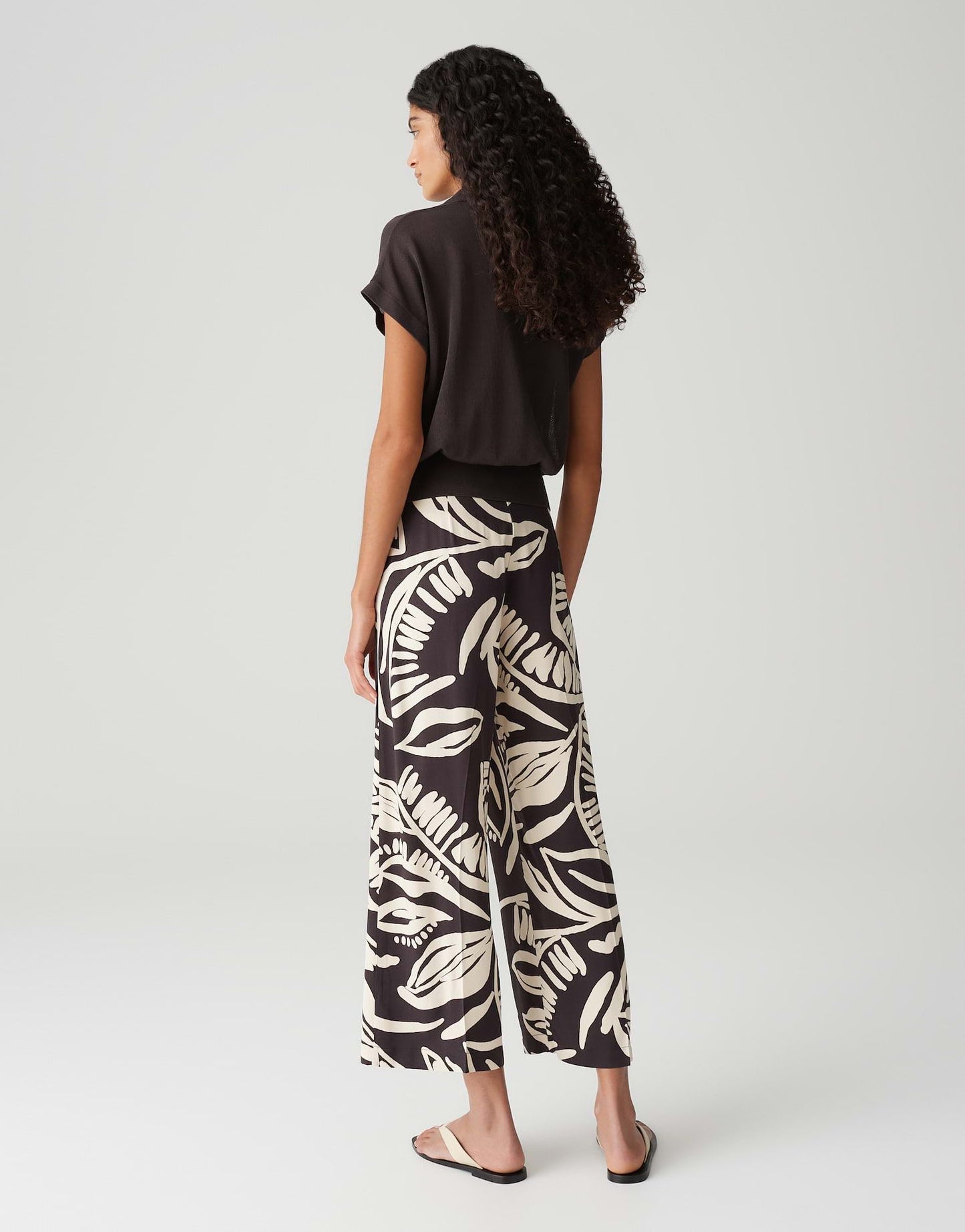 Opus Damen Hose Misha tropical braun