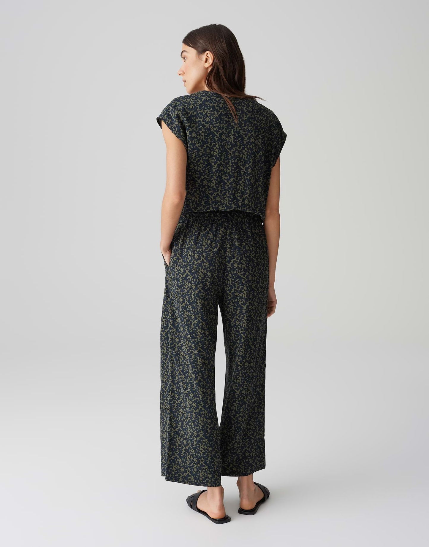 Opus Damen Jumpsuit Moneli shadow blau