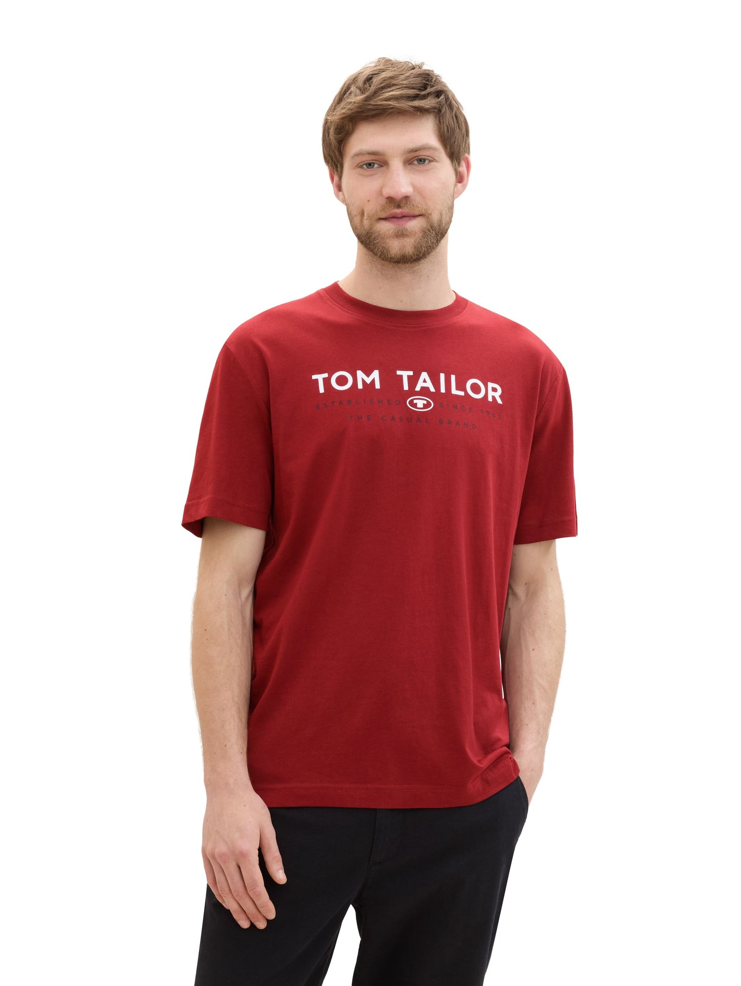 Tom Tailor Herren T-Shirt rot