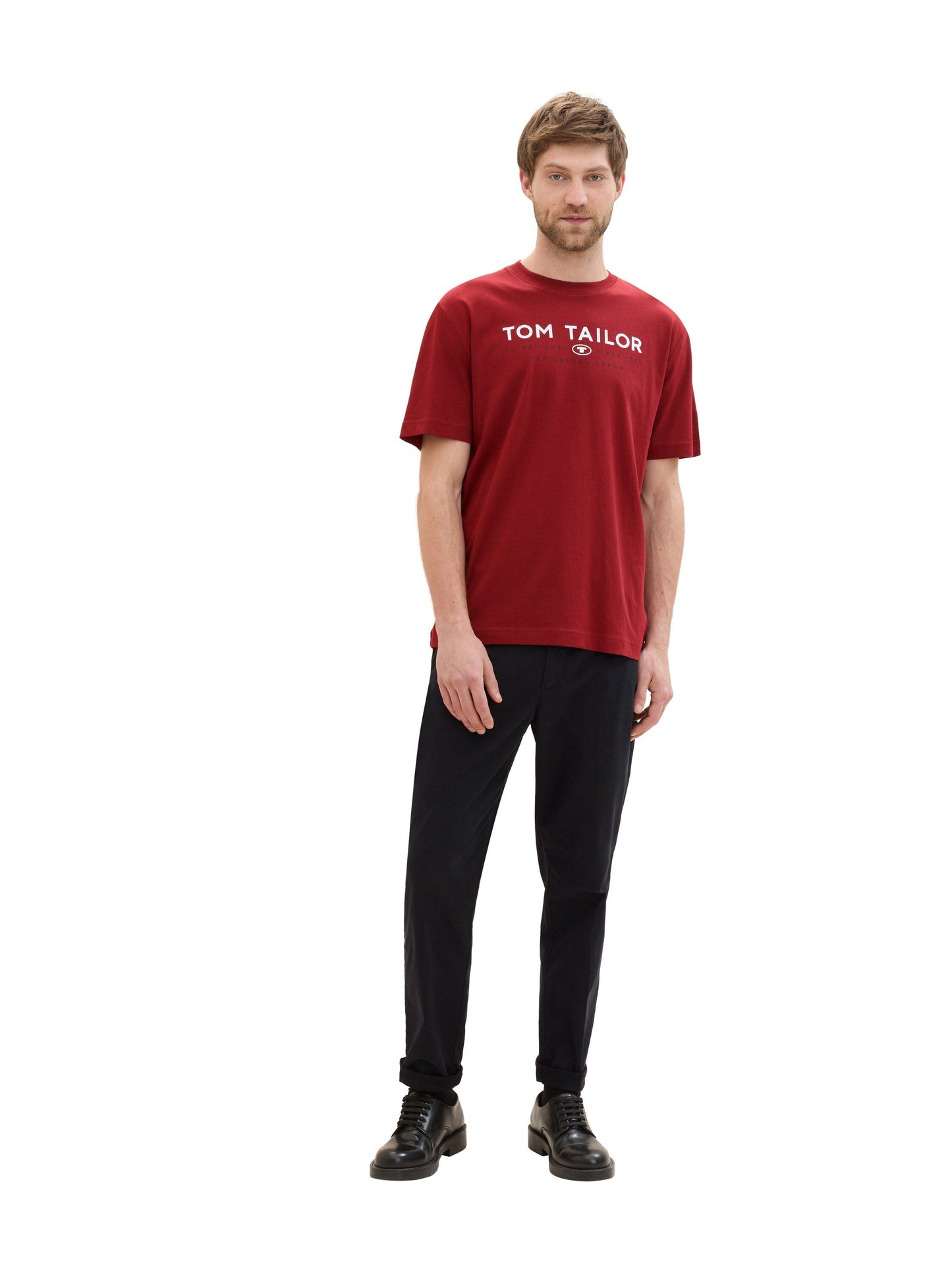 Tom Tailor Herren T-Shirt rot