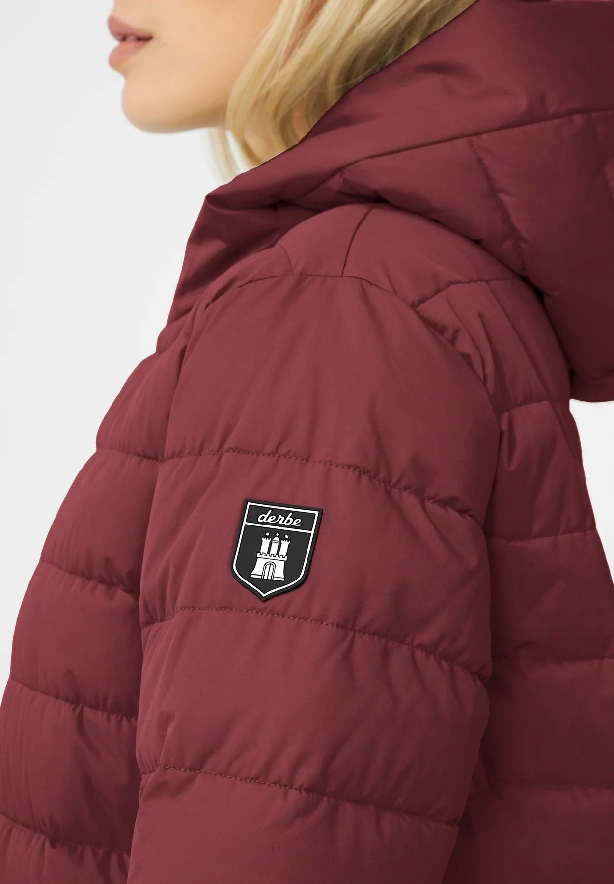 Derbe Damen Mantel W-01-XX-Bigholm rot