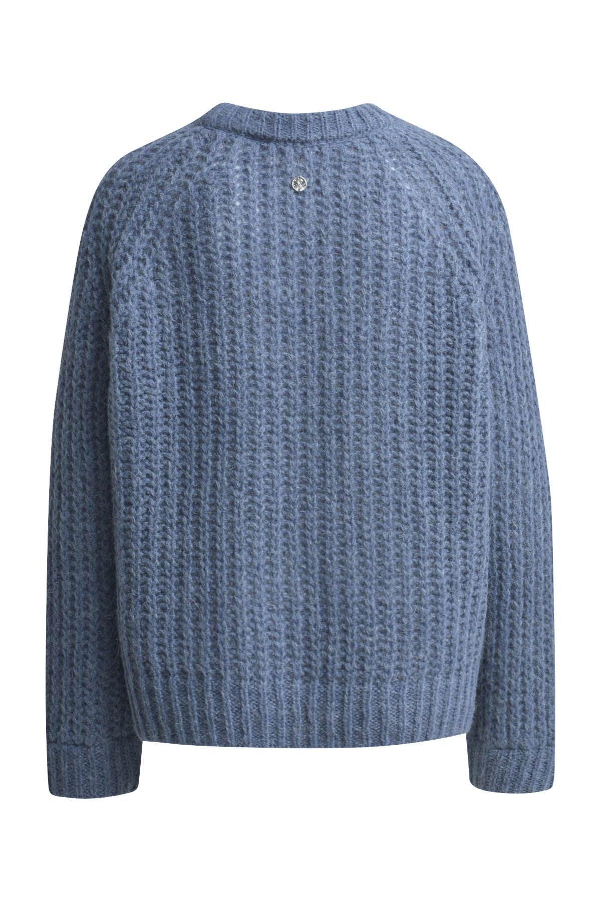 Smith&Soul Damen Pullover Hairy Raglan blau