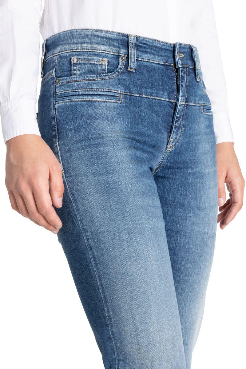 Cambio Damen Jeans Pearlie blau