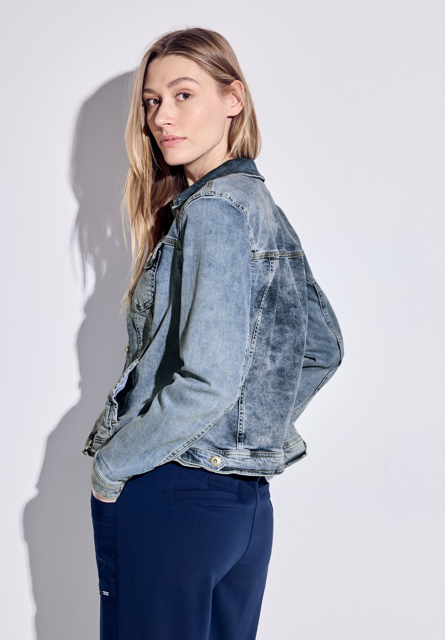 Cecil Damen Jeansjacke blau