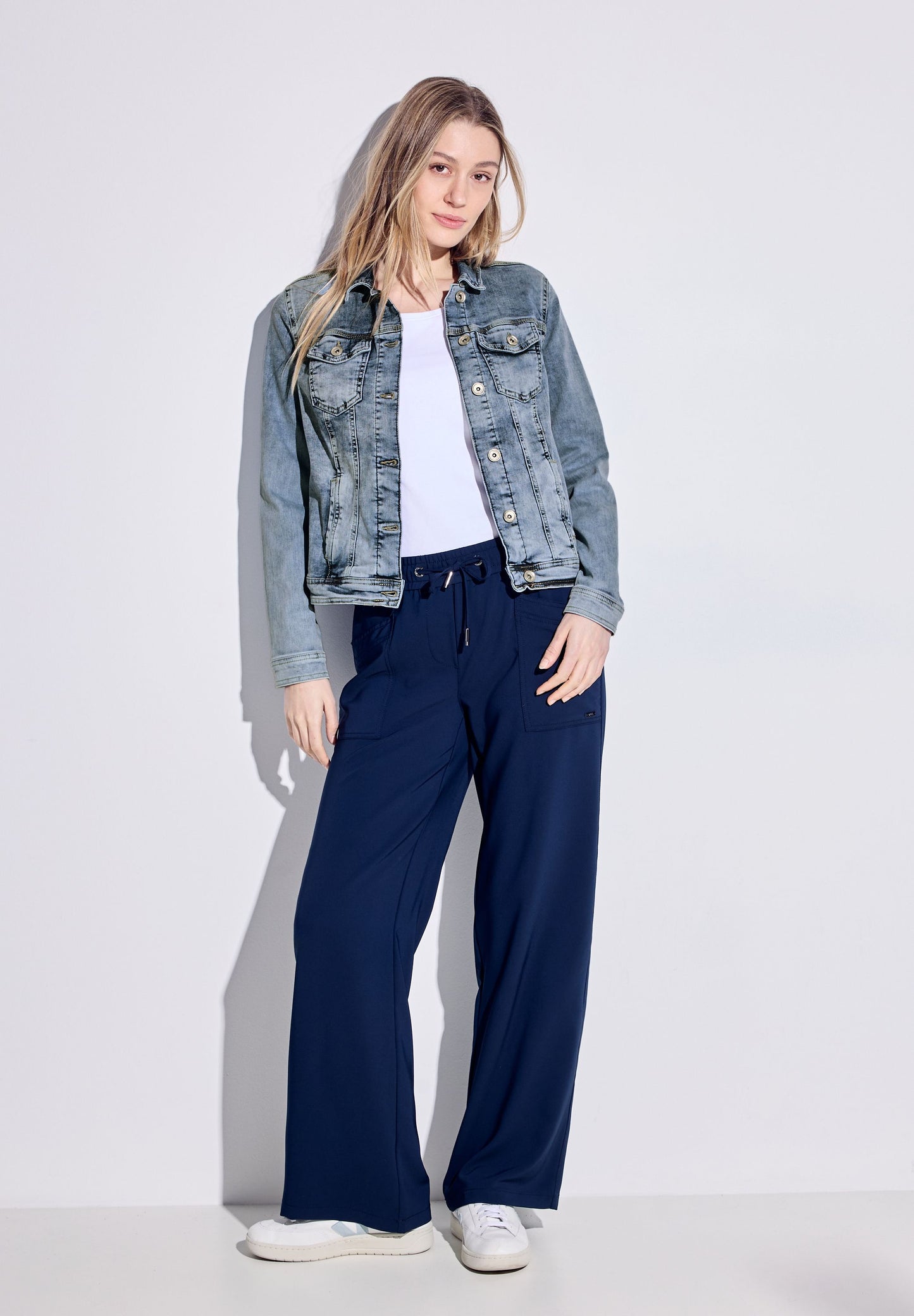 Cecil Damen Jeansjacke blau