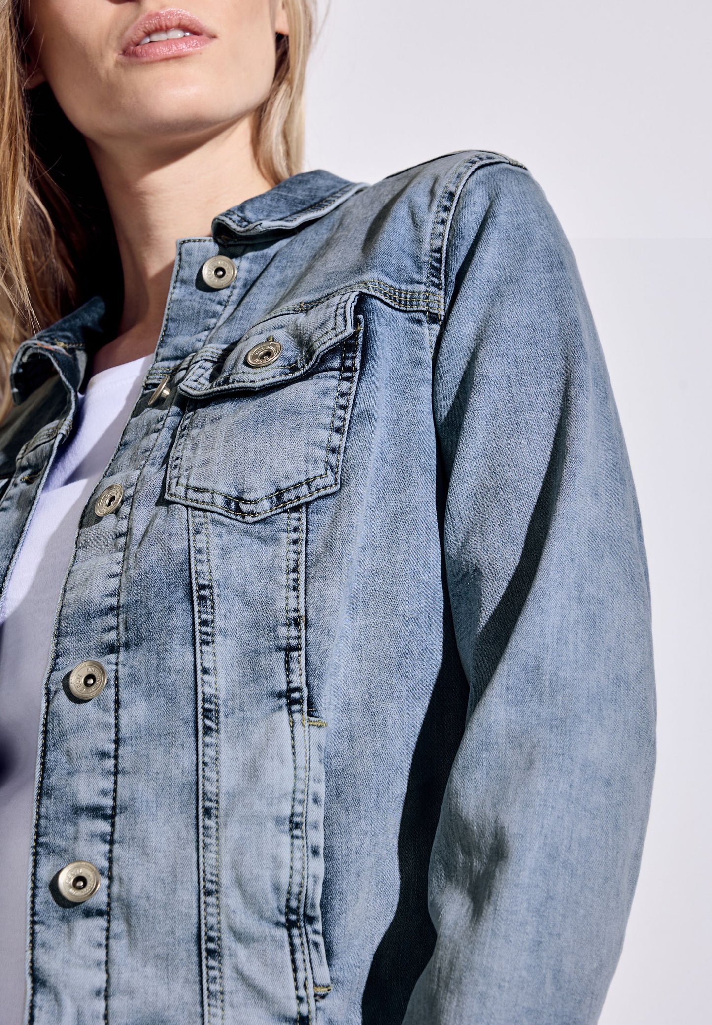 Cecil Damen Jeansjacke blau