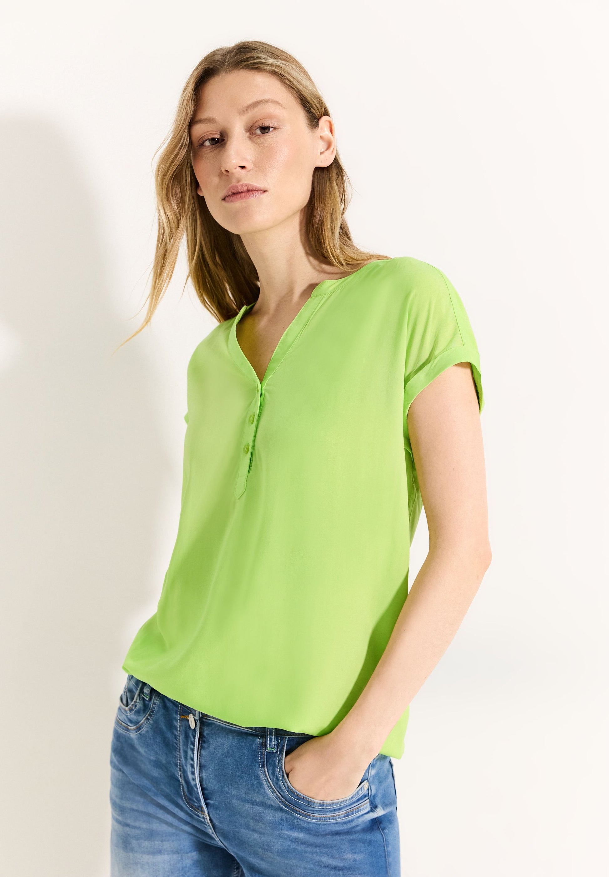 Cecil Damen Bluse gelb