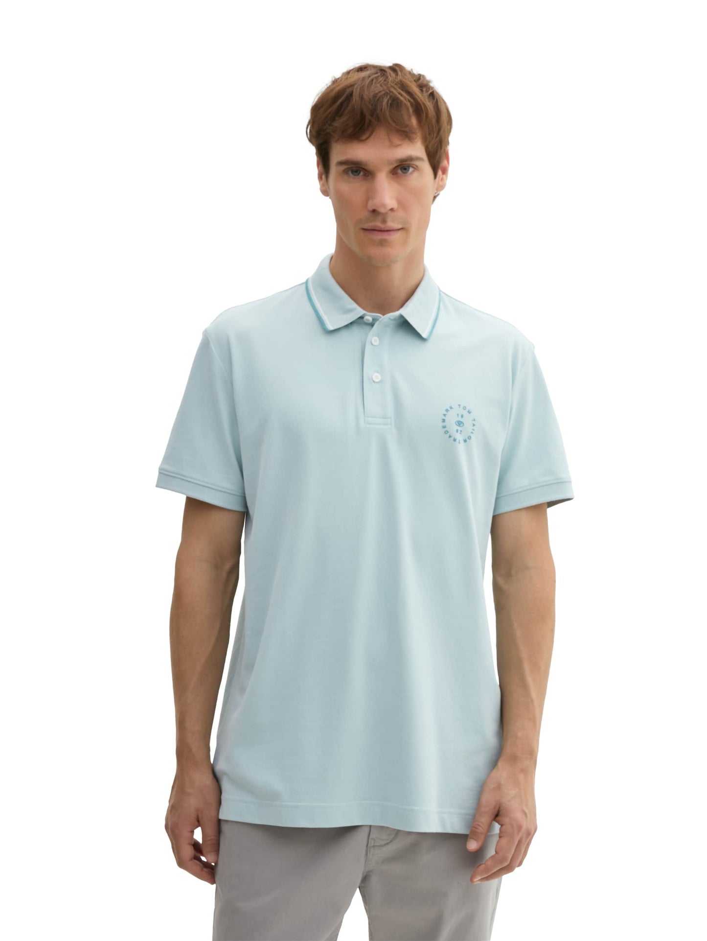 Tom Tailor Herren Poloshirt blau