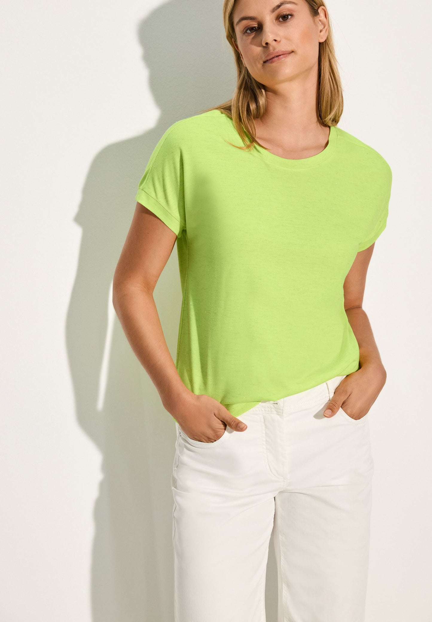 Cecil Damen T-Shirt gelb