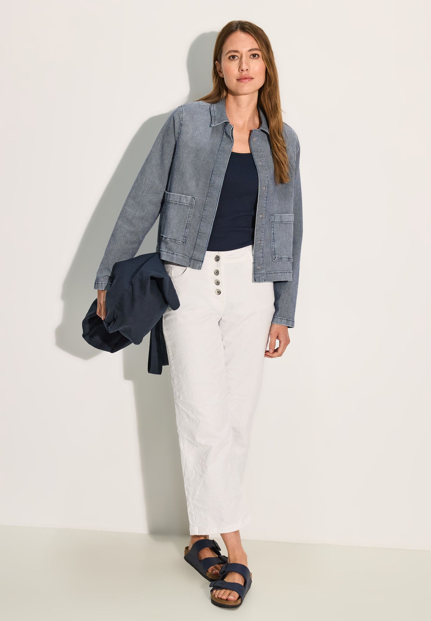 Cecil – Cecil Damen Overshirt Jeansjacke