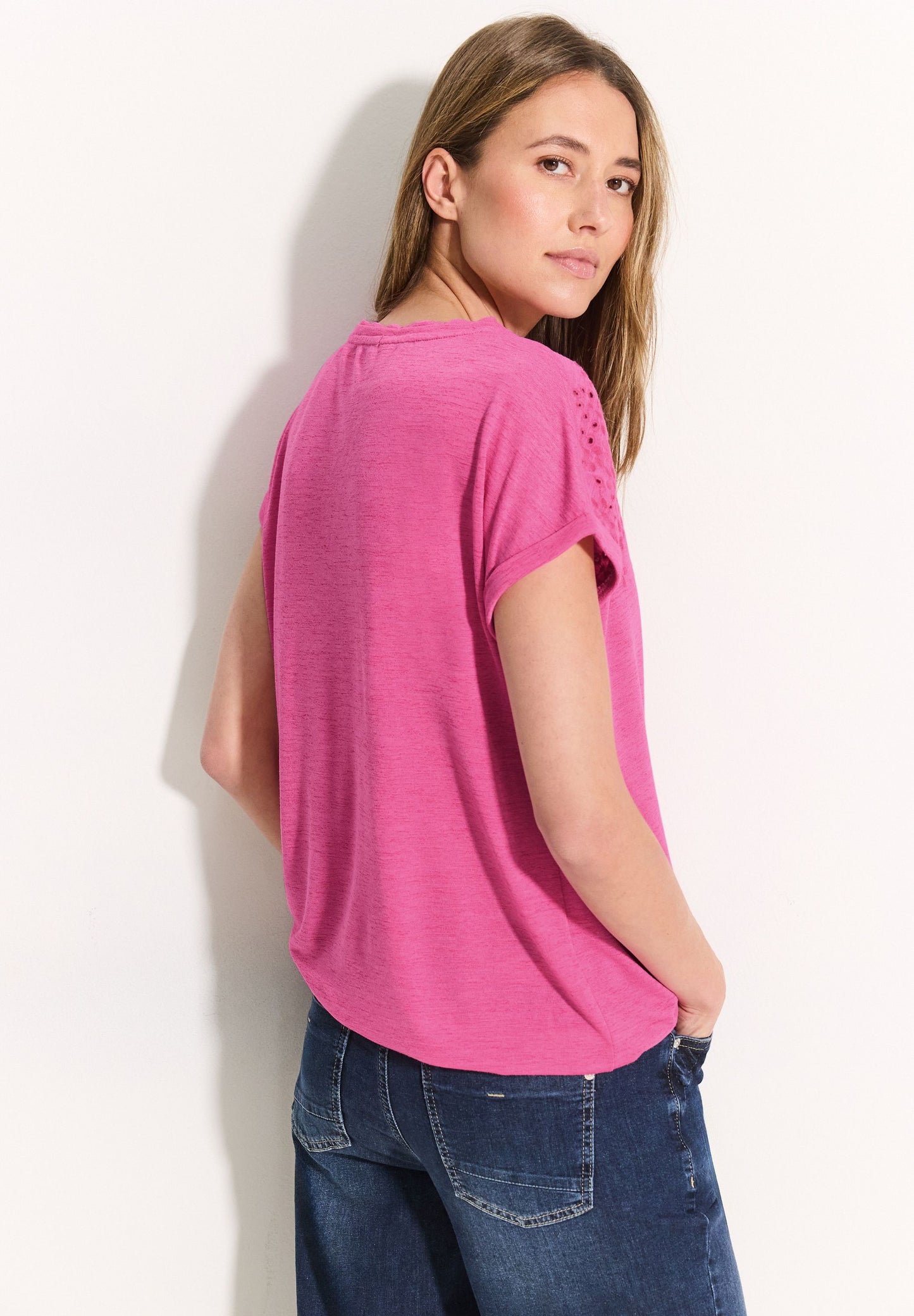 Cecil Damen Sommer T-Shirt rosa