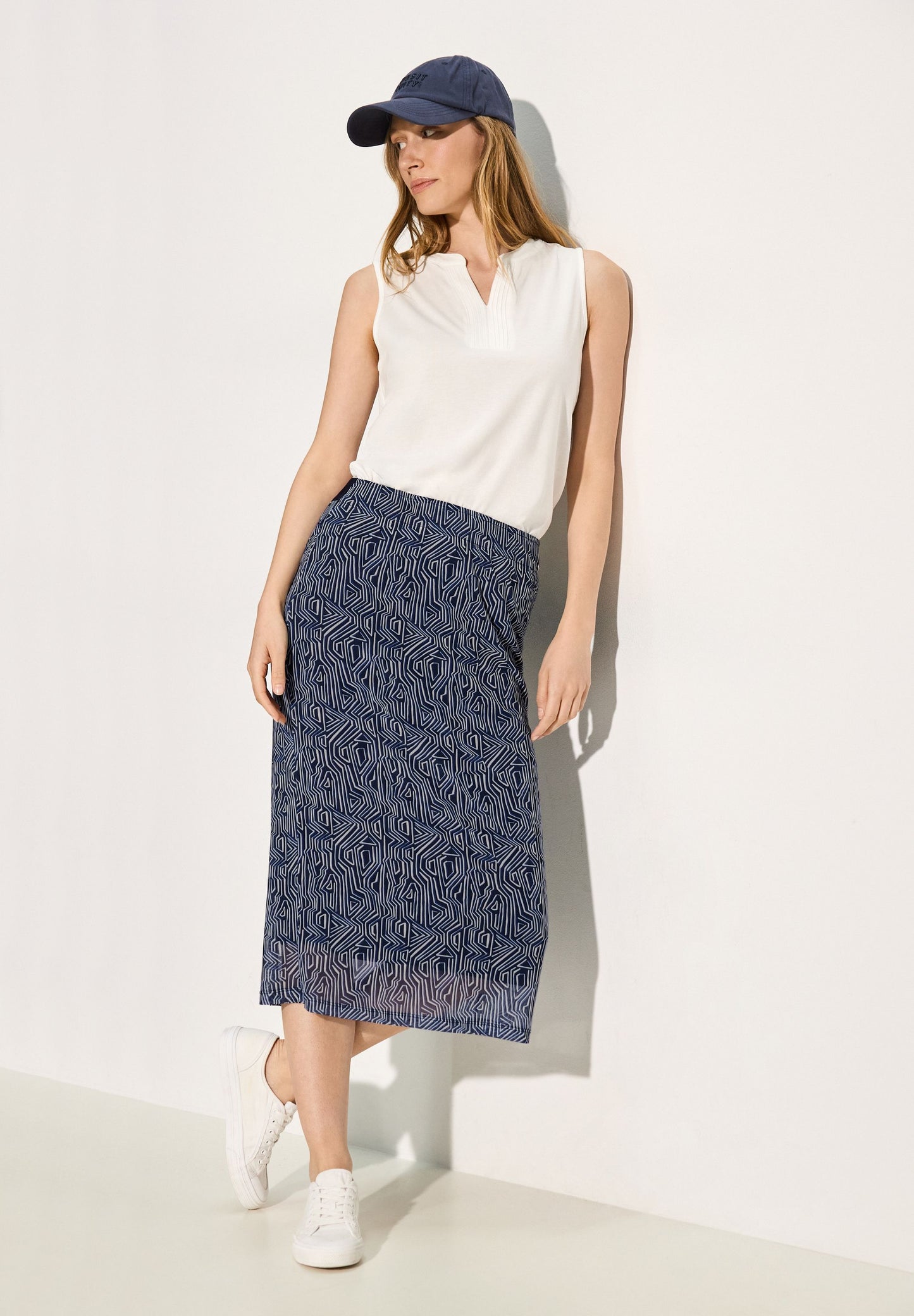 Cecil – Cecil Damen Mesh-Rock