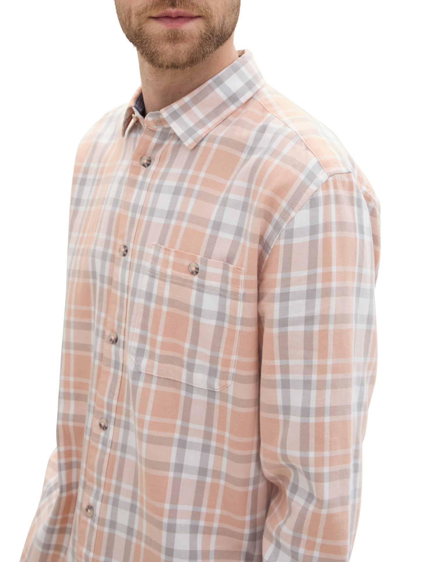 Tom Tailor – Tom Tailor Herren Hemd mit Twill Struktur