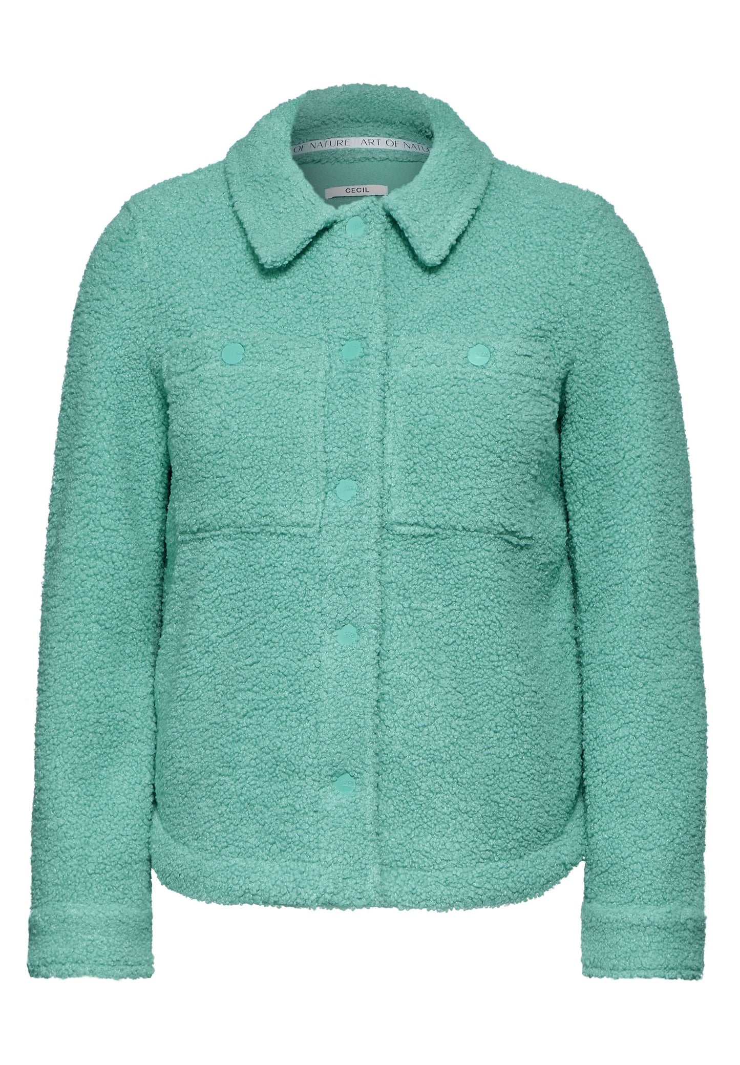 Cecil Damen Teddy-Jacke XXL grün