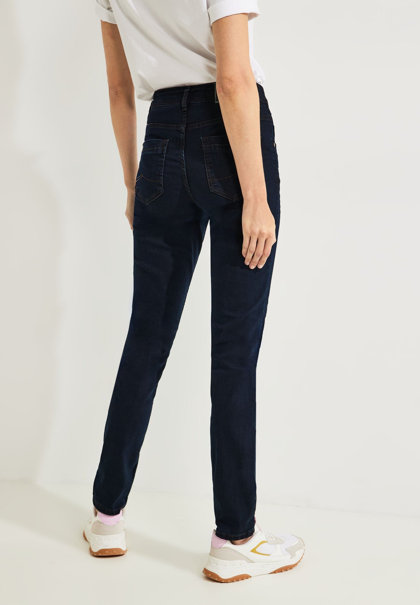CECIL Damen Jeans blau