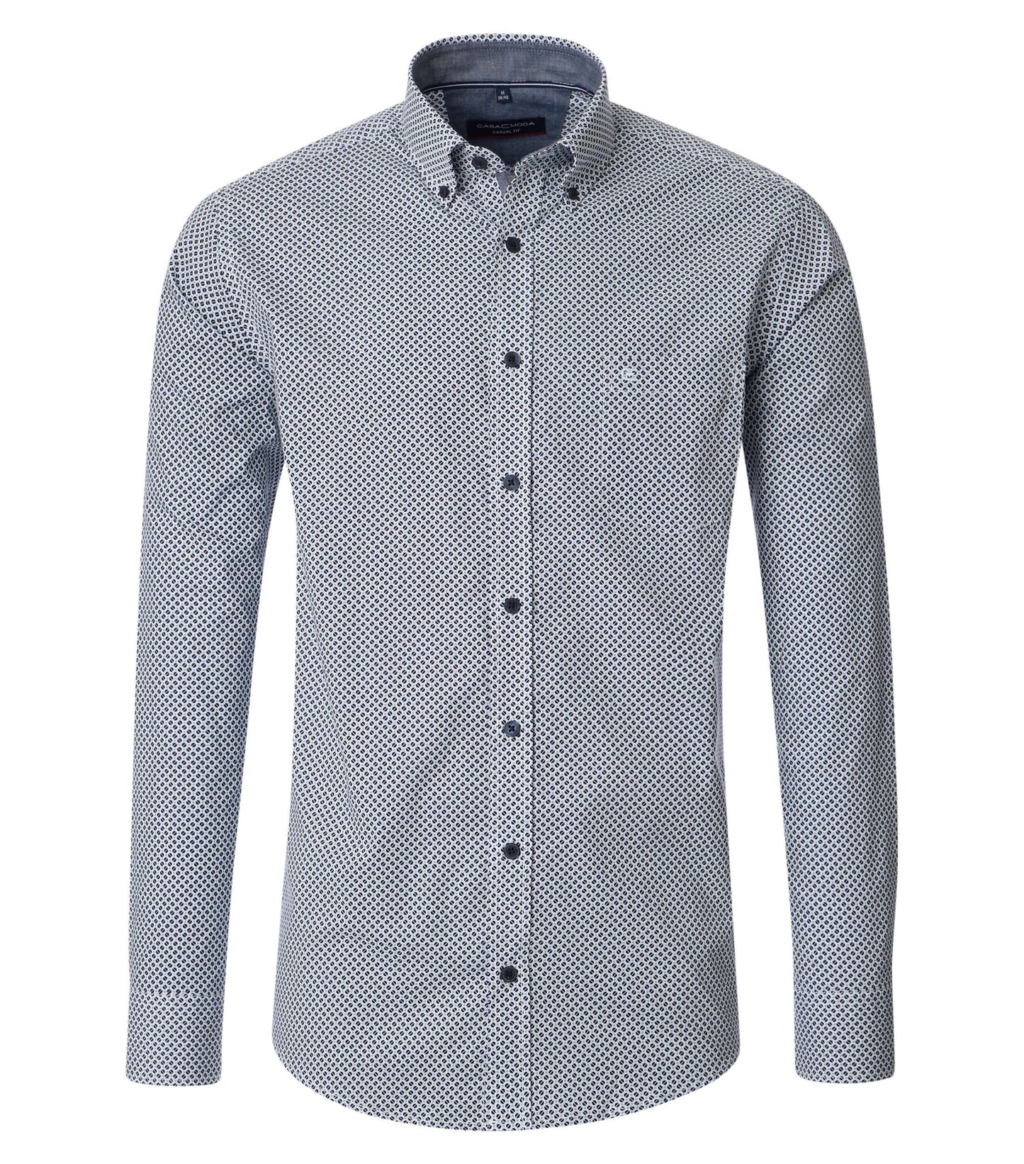 Casa Moda Herren Freizeithemd blau