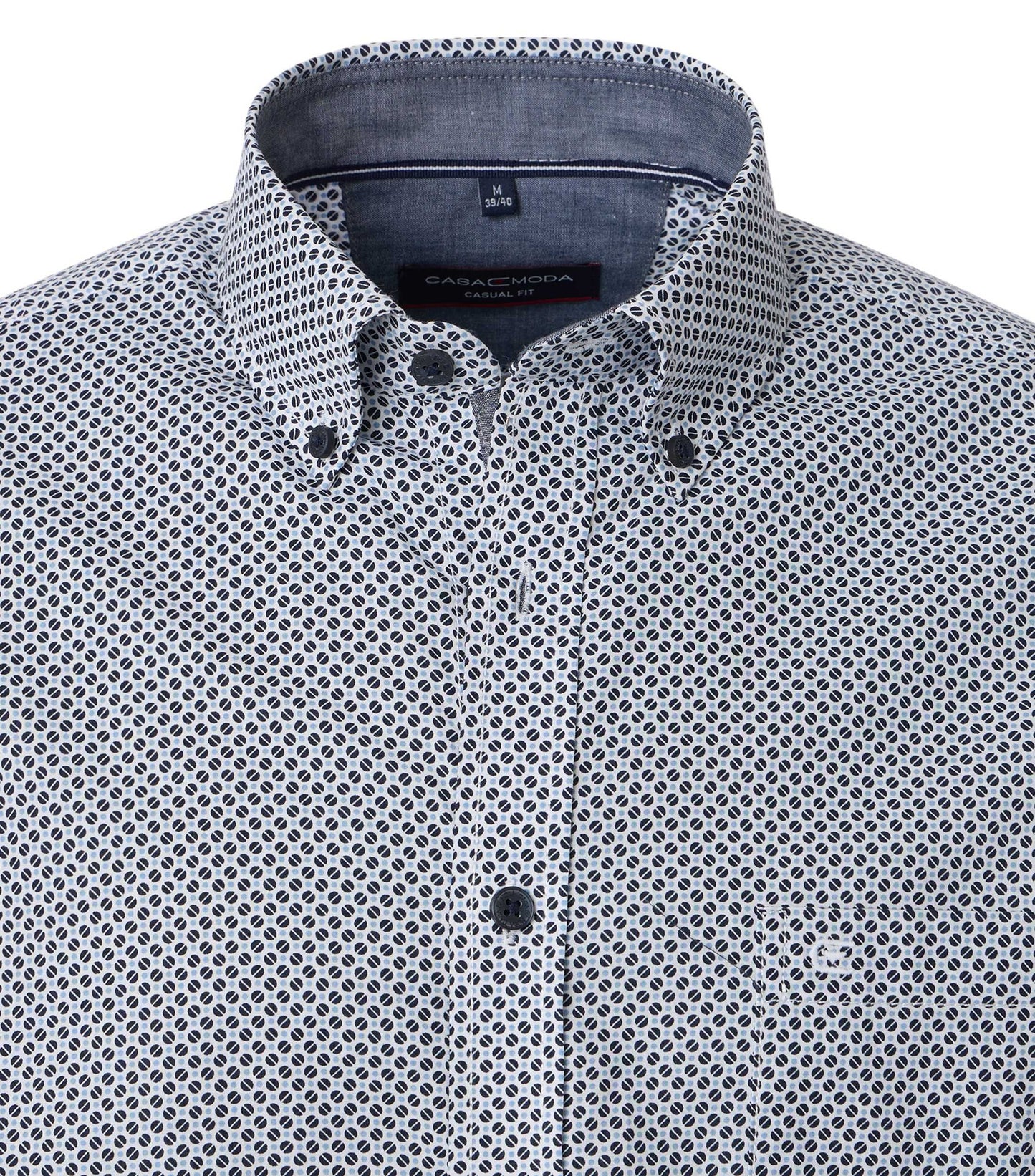 Casa Moda Herren Freizeithemd blau