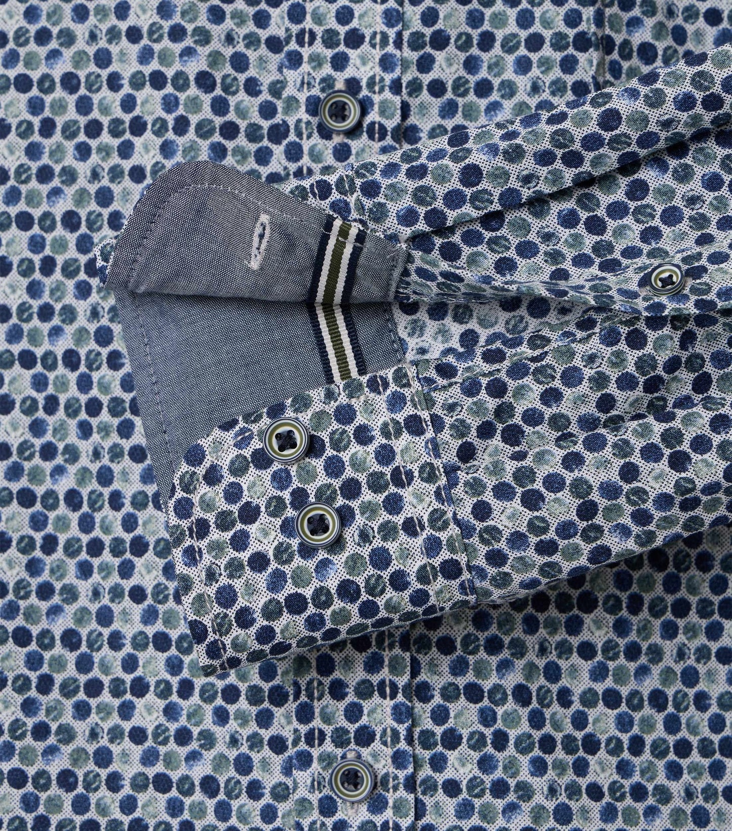 Casa Moda Herren Freizeithemd blau