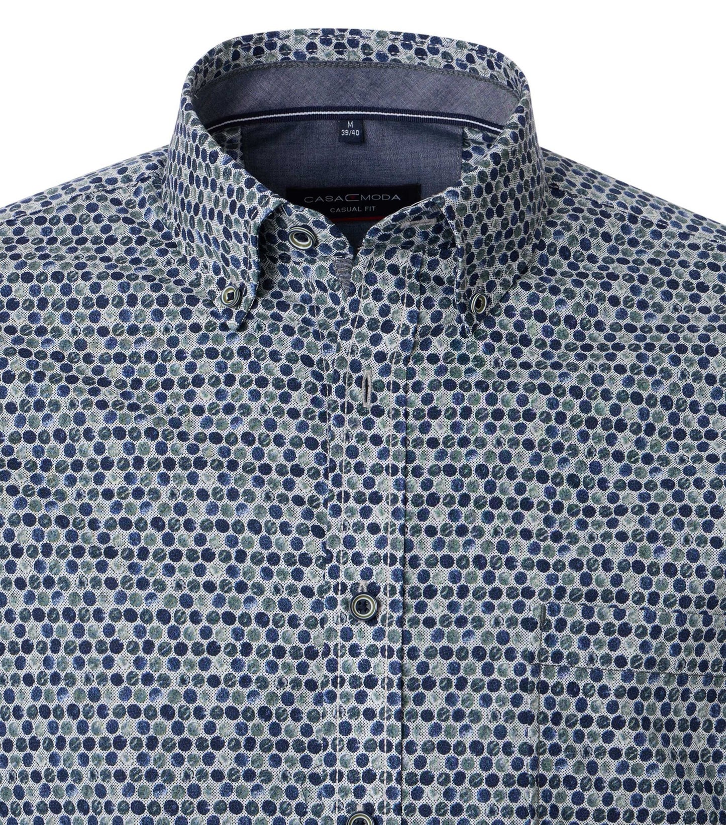 Casa Moda Herren Freizeithemd blau