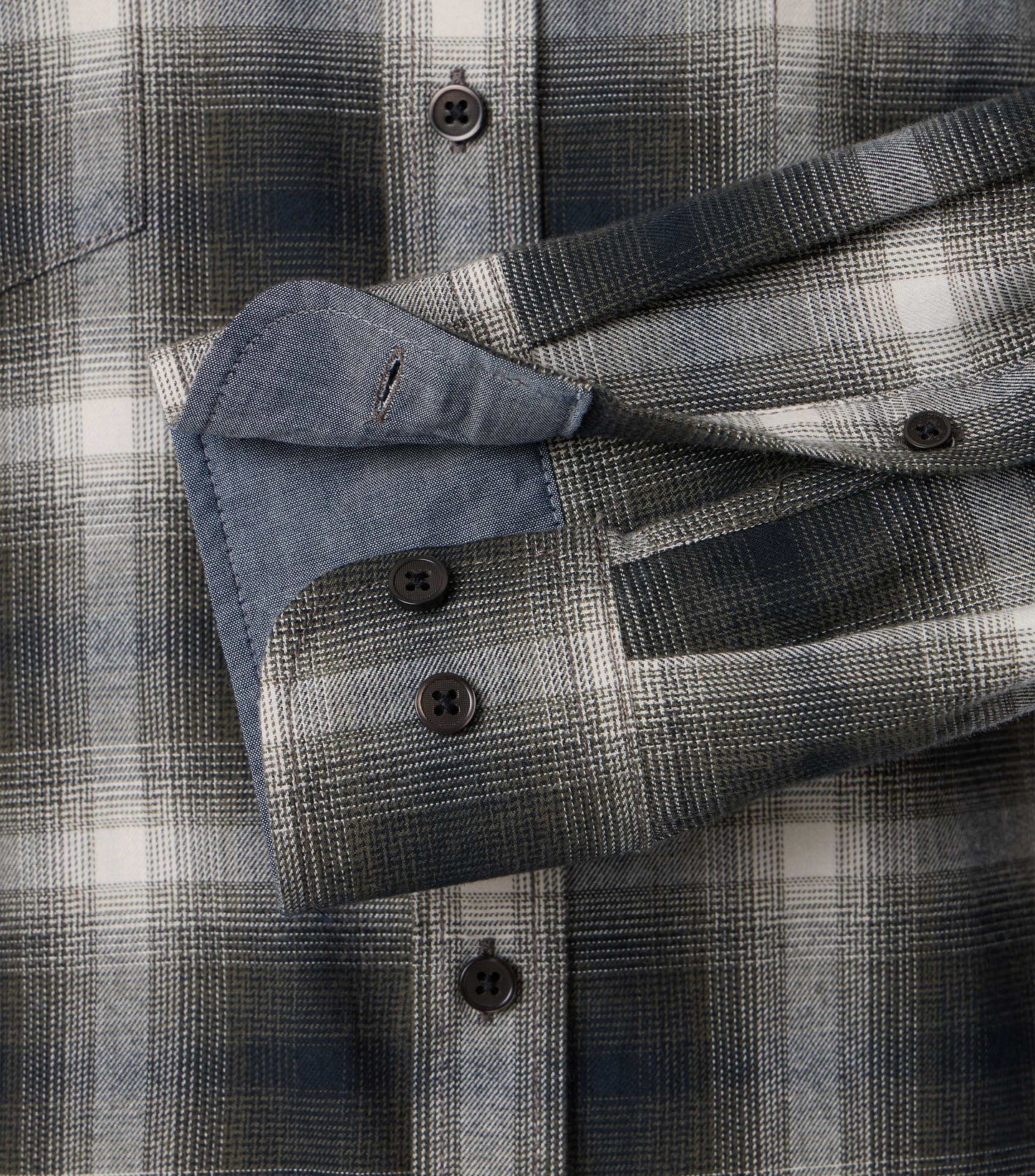 Casa Moda Herren Flanellhemd grün