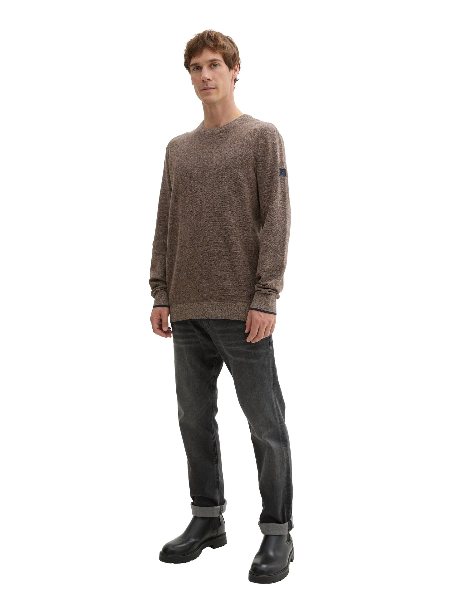 Tom Tailor Herren Pullover blau