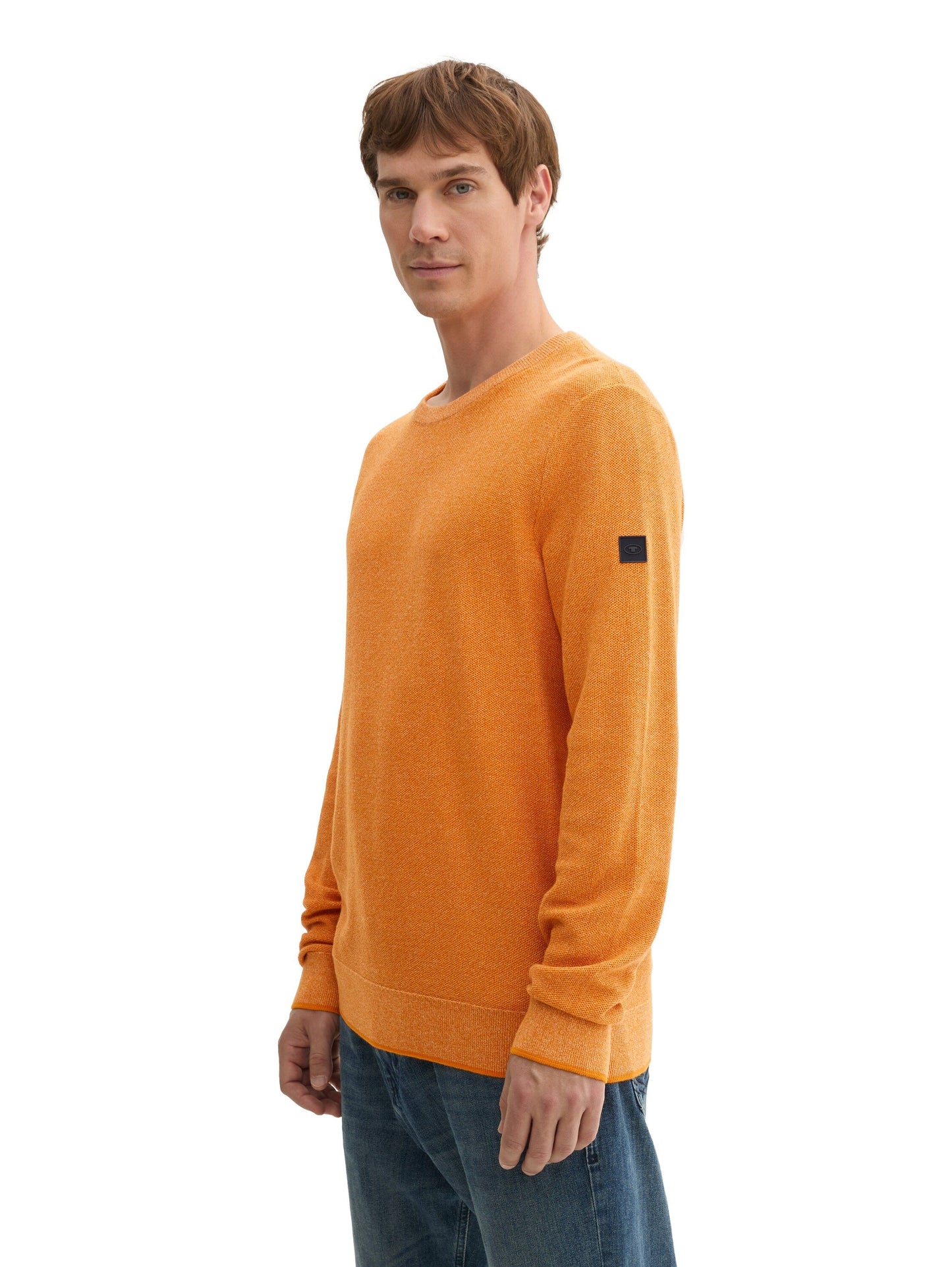 Tom Tailor Herren Pullover orange