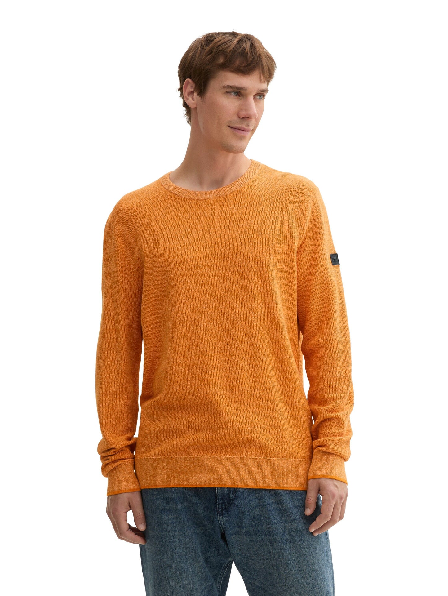 Tom Tailor Herren Pullover orange